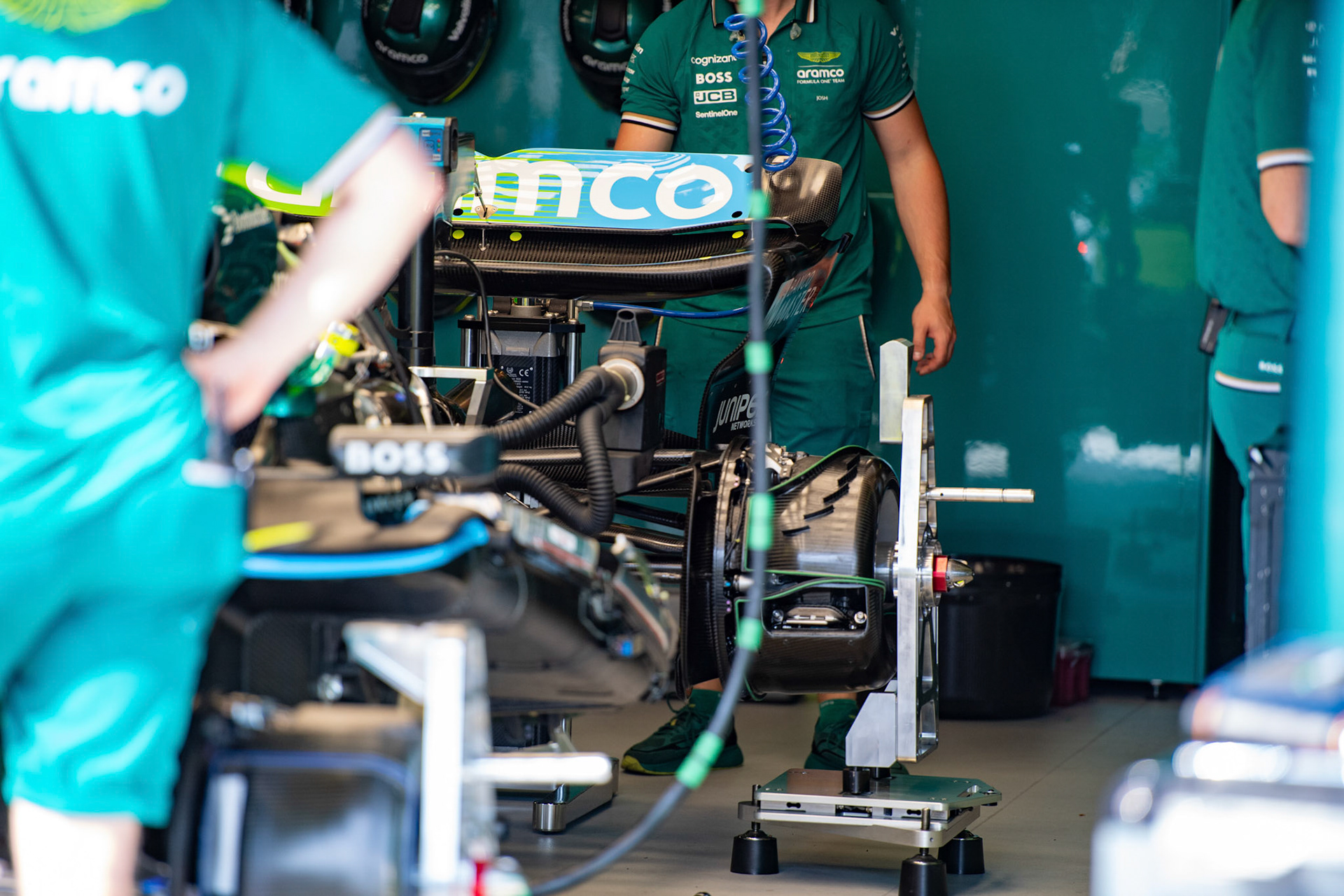 Aston Martin Aramco F1 Team; Formel1 GP Monaco Donnerstag, 23.05.2024