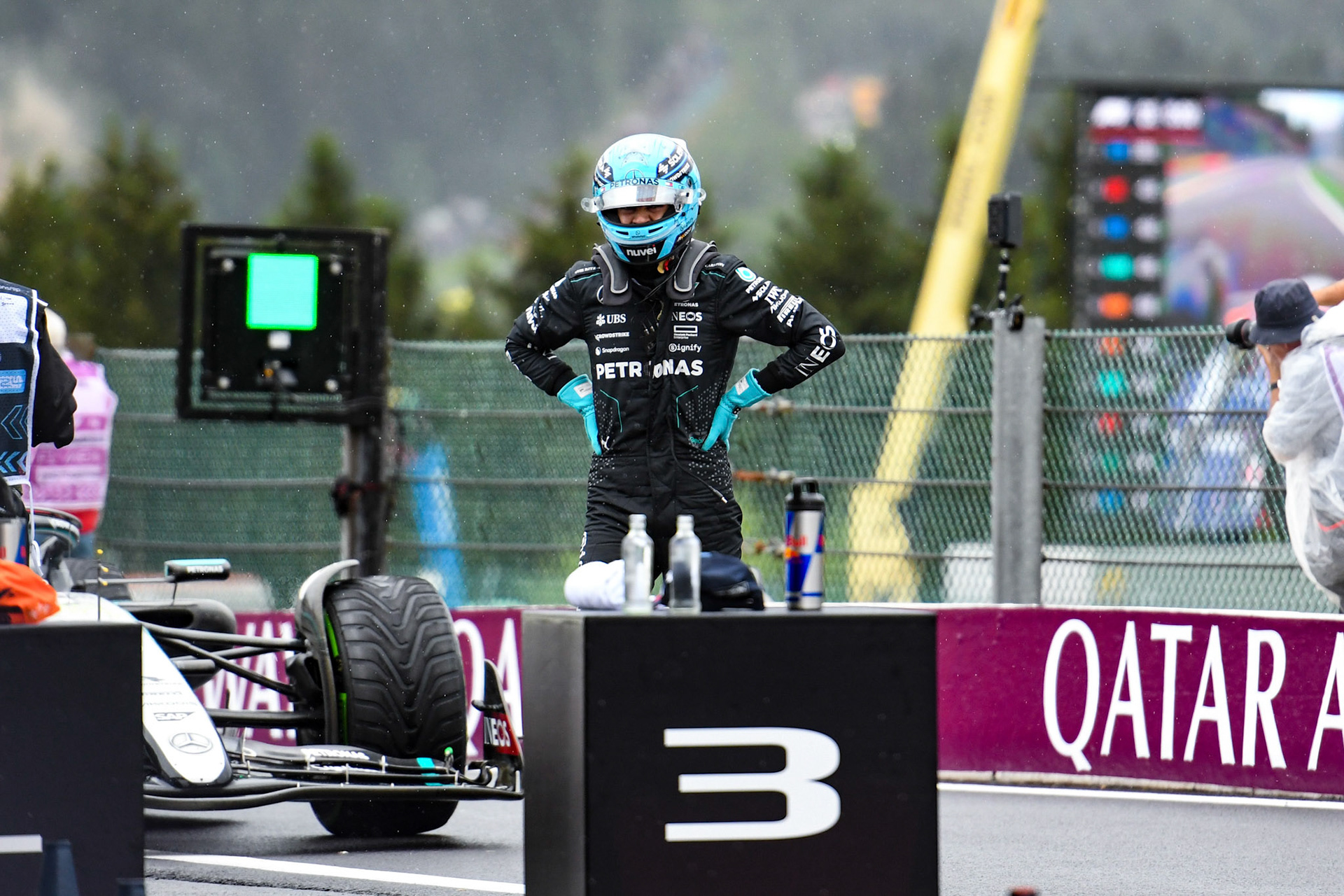 George Russell #63, Mercedes-AMG Petronas F1 Team;Formel 1 GP Spa / Belgien. Samstag, 27.07.2024