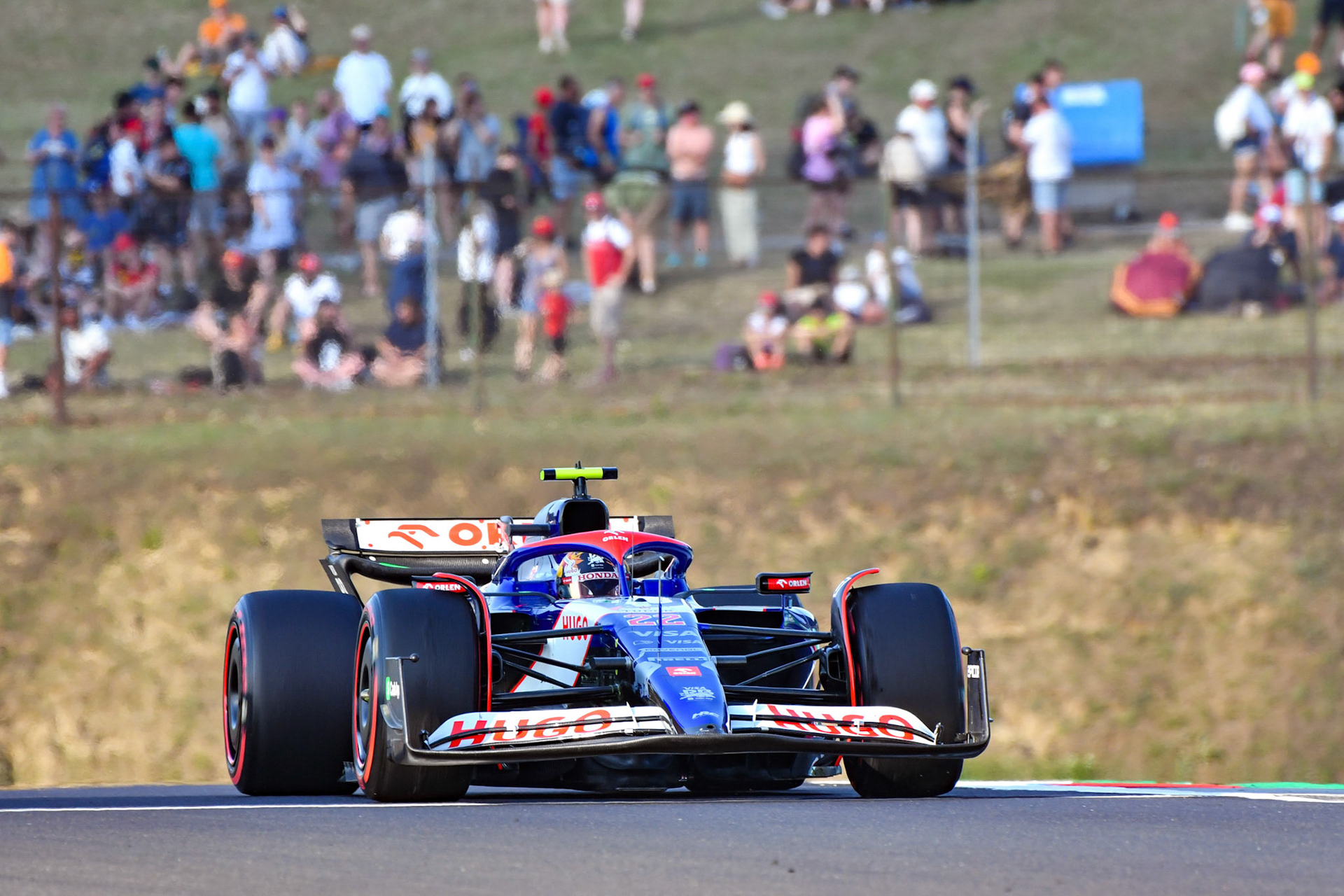 Yuki Tsunoda #22, Visa Cash App RB Formula One Team;Formel 1 Budapest / Ungarn, 20.07.2024