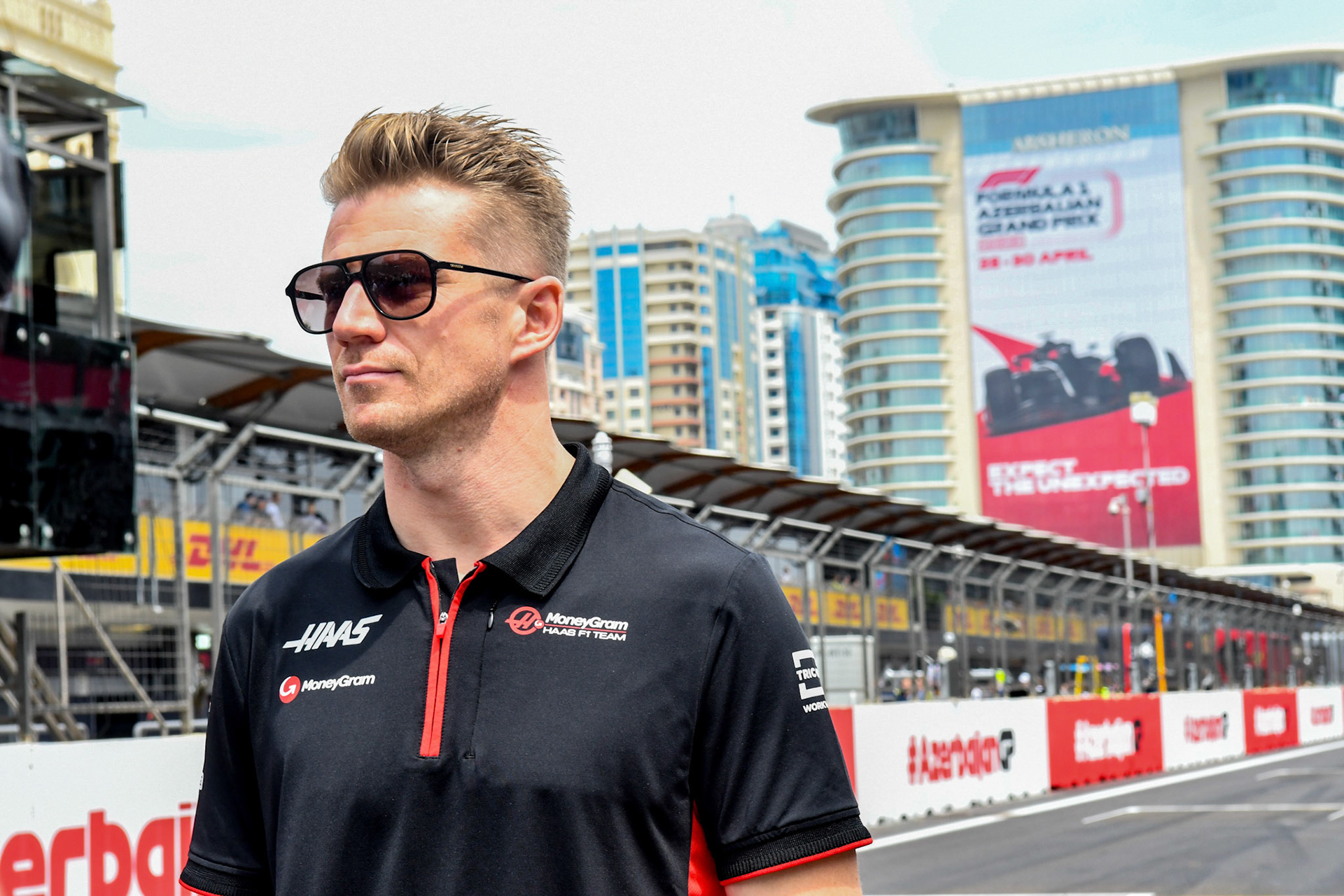 Nico Hülkenberg (GER) Haas F1 Team; Formel 1 GP Baku Azerbaijan. Sonntag 30.04.2023
