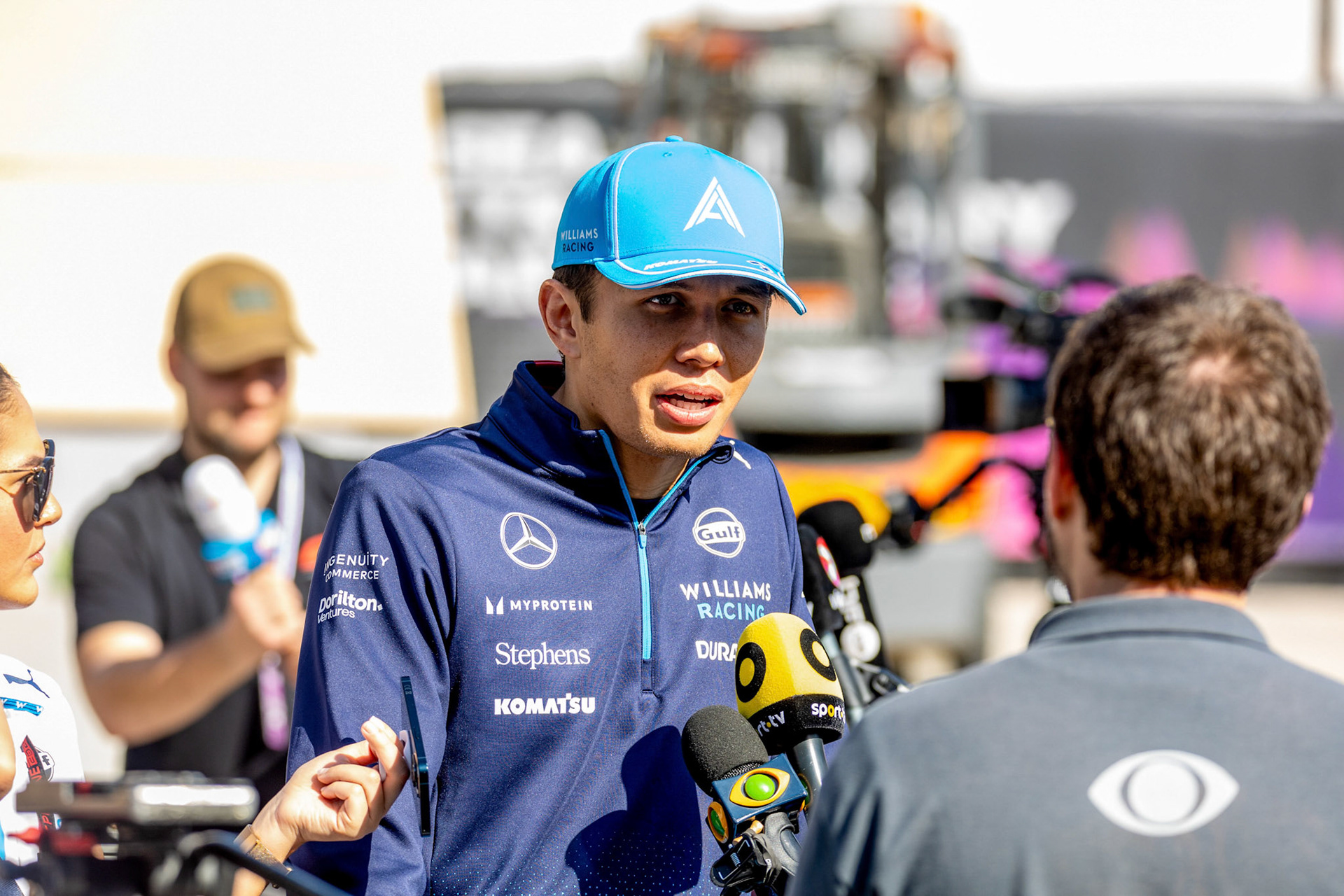 Alexander Albon #23, Williams Racing; Formel 1 Pre-Season Tests Bahrain. Donnerstag, 22.02.2024