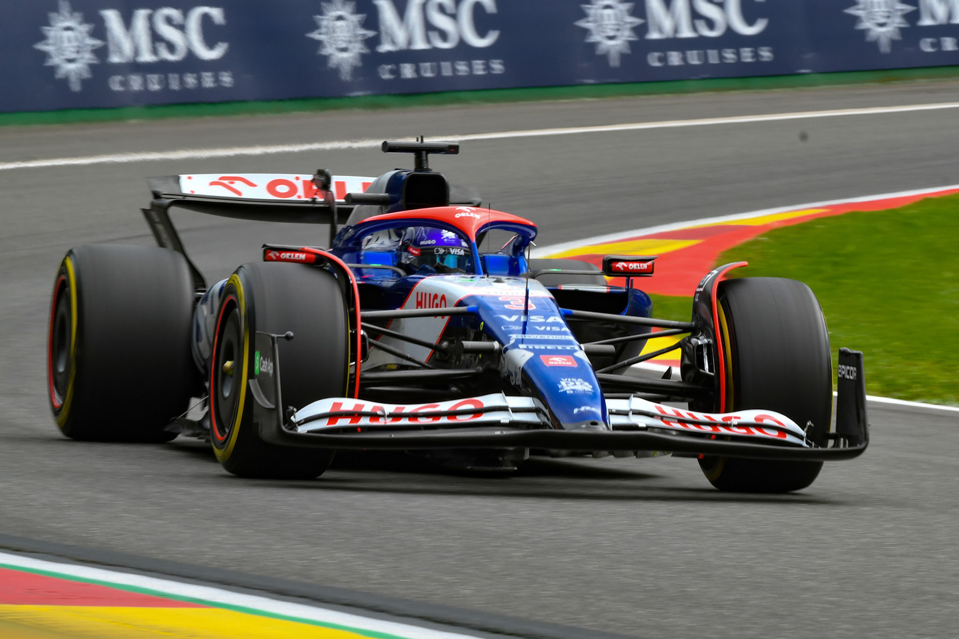 Daniel Ricciardo, #3, Visa Cash App RB Formula One Team;Formel 1 GP Spa / Belgien. Freitag, 26.07.2024