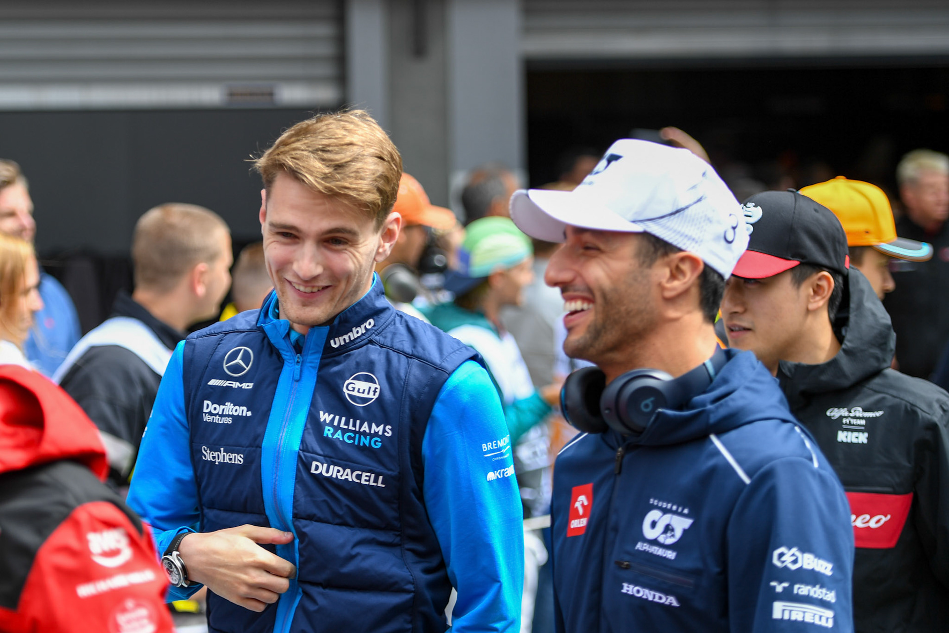 Daniel Ricciardo und Logan Sargeant; Formel 1 GP Spa Francorchamps/ Belgien. Sonntag, 30.07.2023
