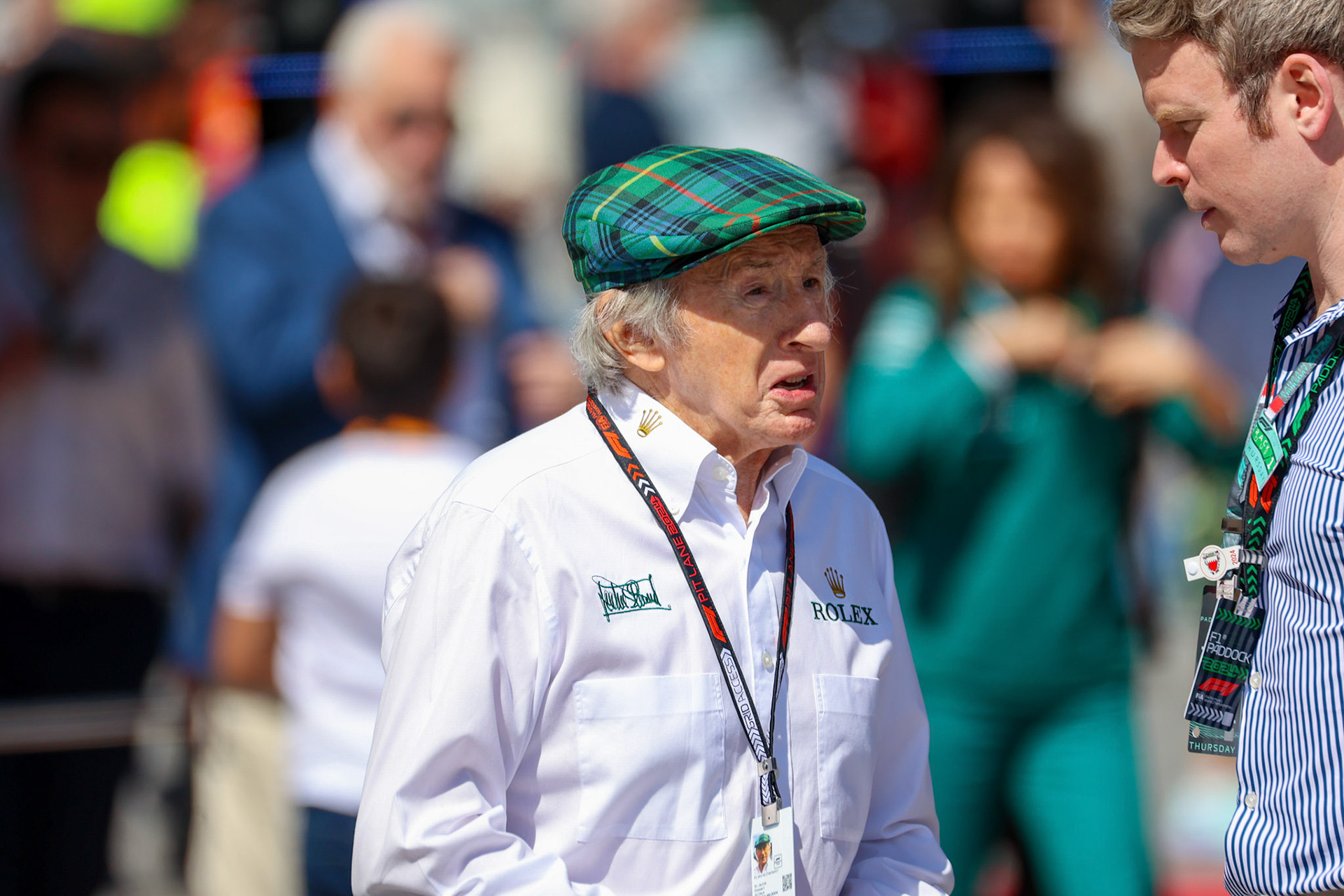 Jackie Stewart; Formel 1 GP Bahrain. Freitag 01.03.2024