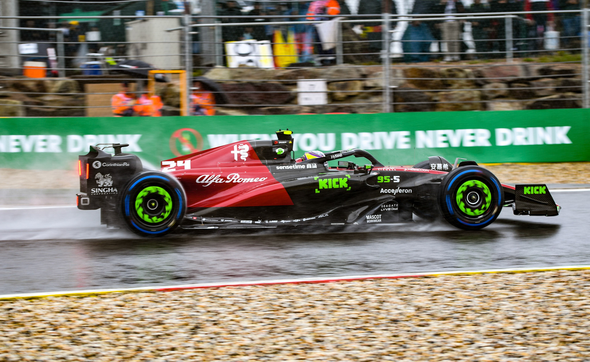 Guanyu Zhou (CHN) Alfa Romeo F1 Team;Formel 1 GP Spa Francorchamps/ Belgien. Freitag, 28.07.2023