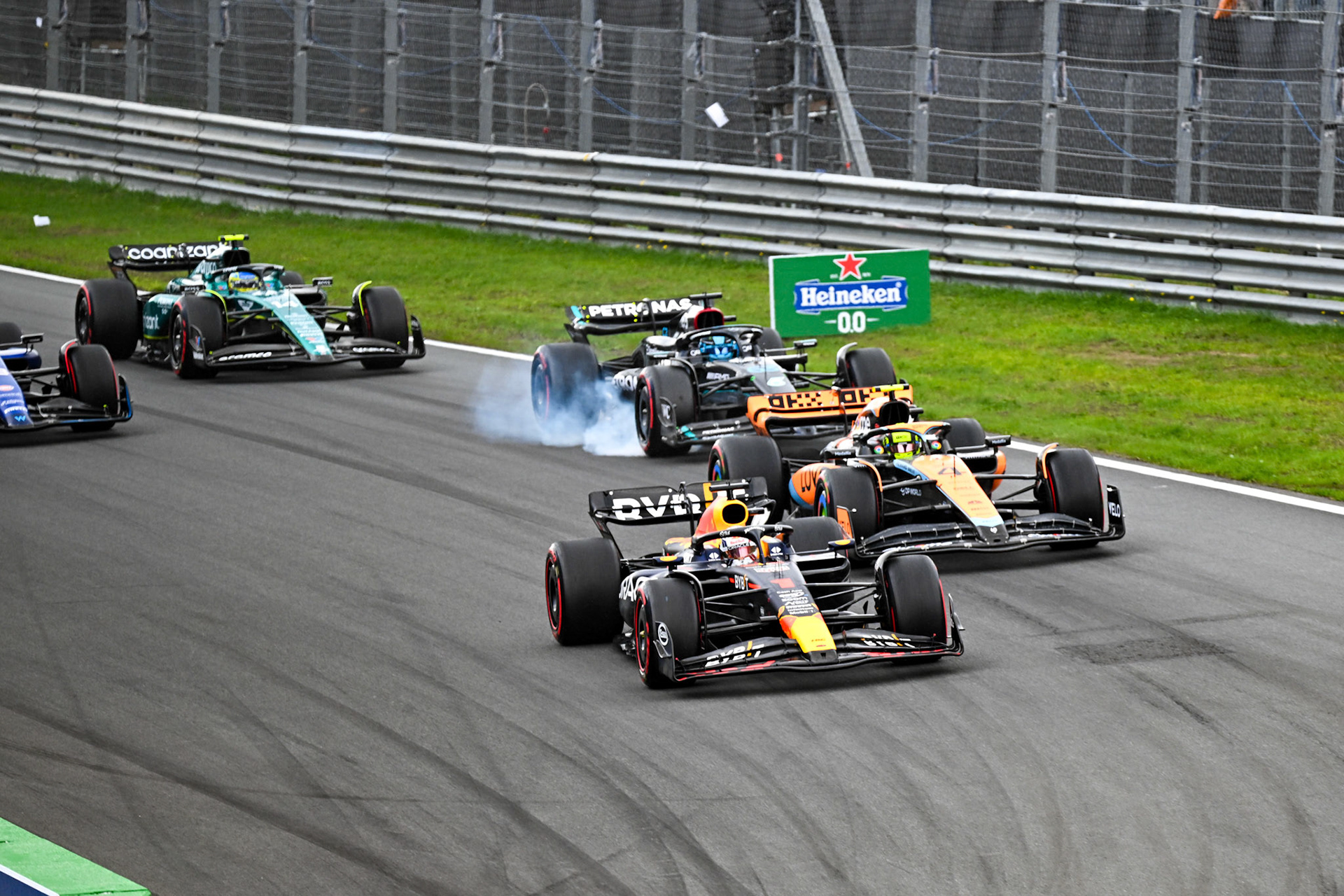 Lando Norris (GBR) McLaren F1 Team; Formel 1 GP Holland / Zandvoort. Sonntag, 27.08.2023