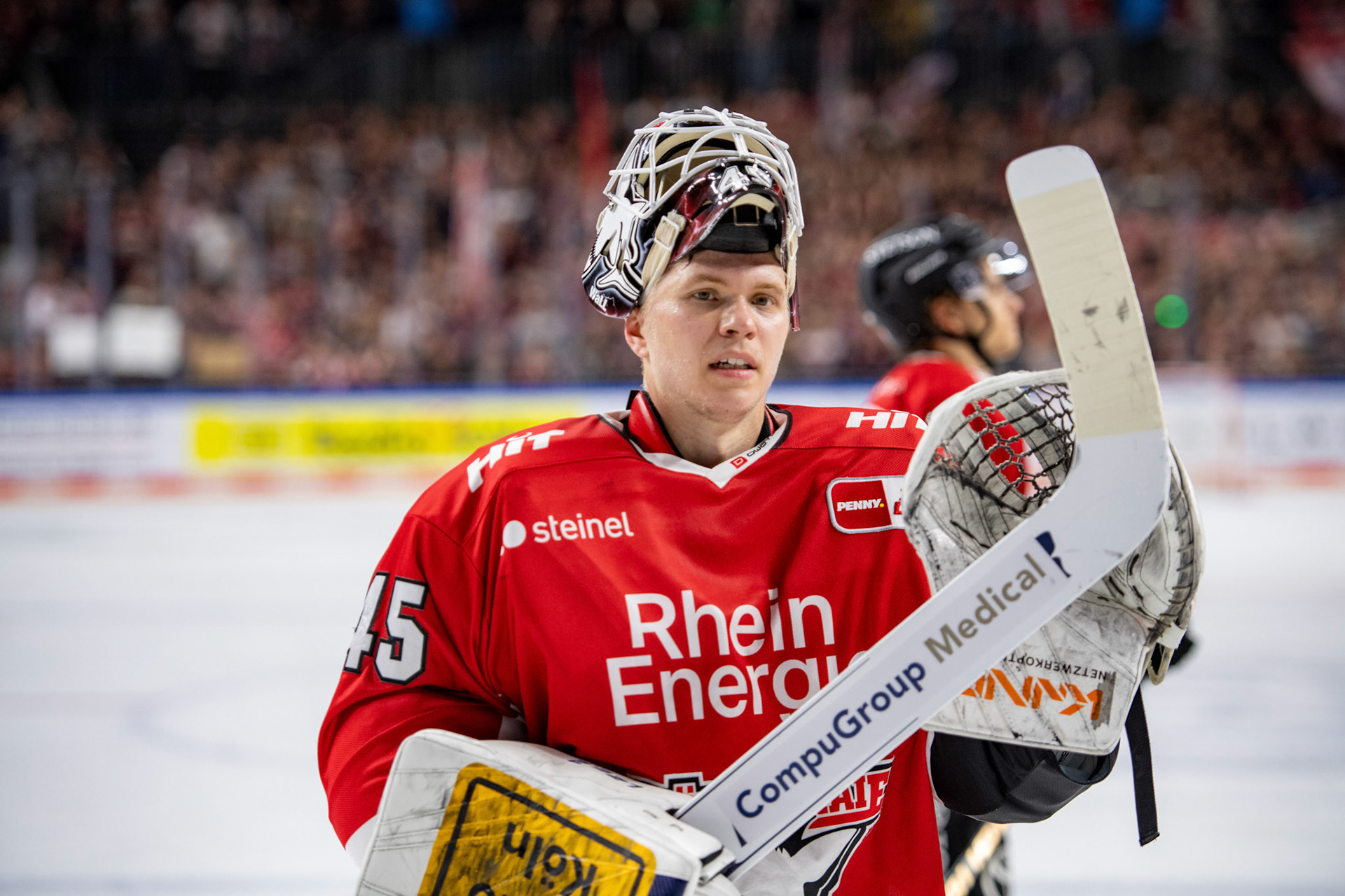 Tobias Ancicka; DEL Kölner Haie - Augsburger Panther, 03.10.2023
