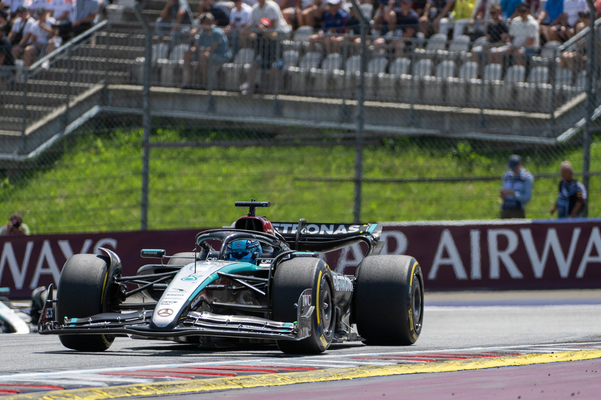George Russell #63, Mercedes-AMG Petronas F1 Team;Formel 1 GP Austria / Österreich. Samstag, 29.06.2024