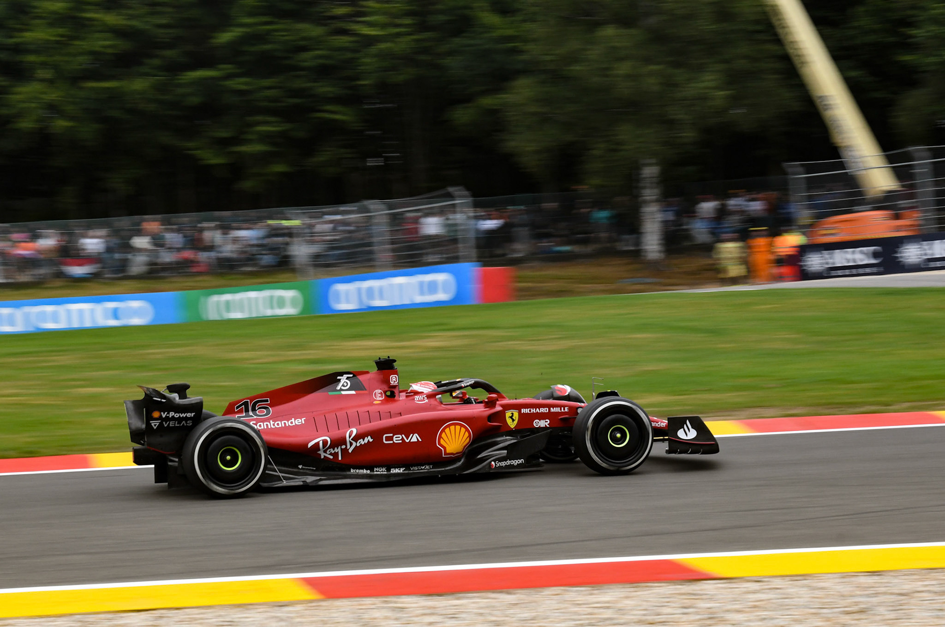 Charles Leclerc (MCO) Scuderia Ferrari; Formel 1 GP Belgien. Freitag, 26.08.2022