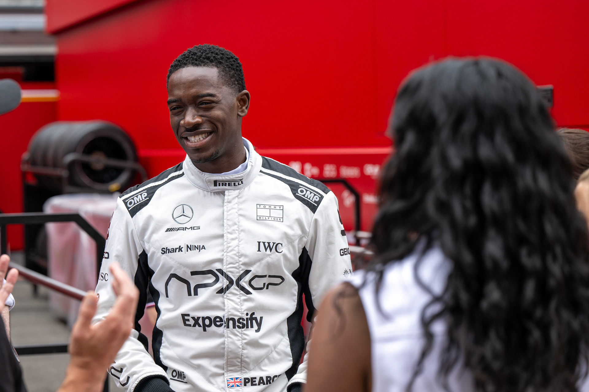 Damson Idris alias Joshua Pearce, APX GP F1 Team;Formel 1 Budapest / Ungarn