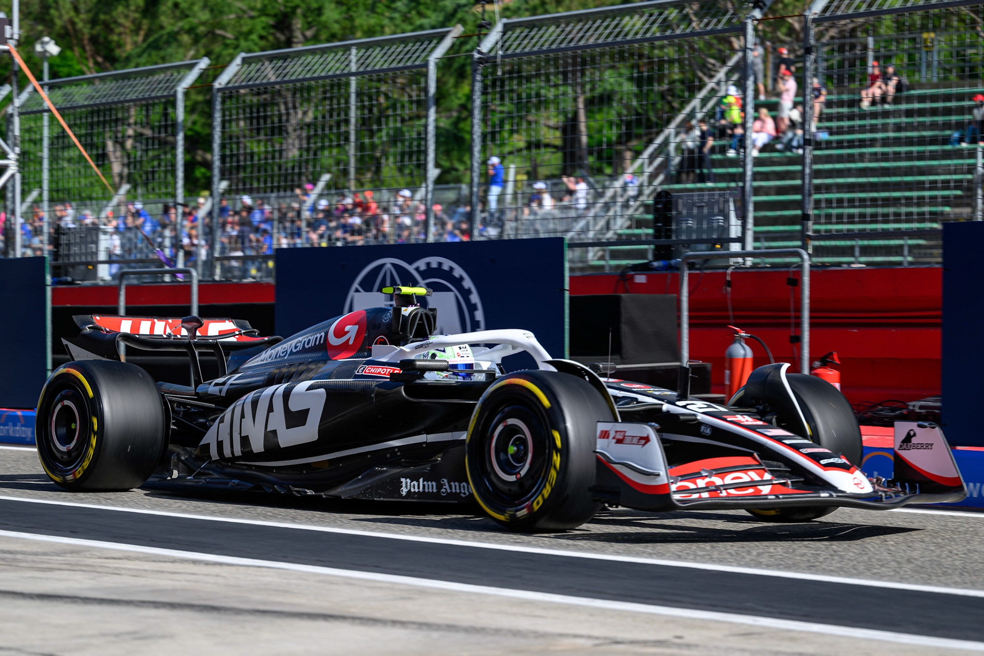 Nico Hülkenberg #27, MoneyGram Haas F1 Team; F1 GP Imola / Italien Freitag, 17.05.2024