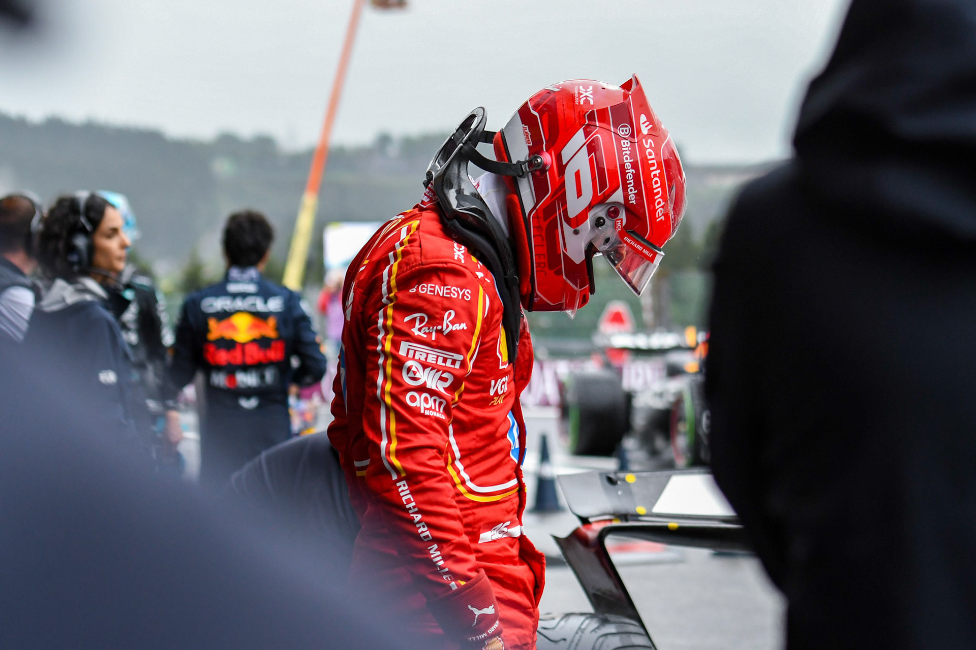 Charles Leclerc #16, Scuderia Ferrari;Formel 1 GP Spa / Belgien. Samstag, 27.07.2024