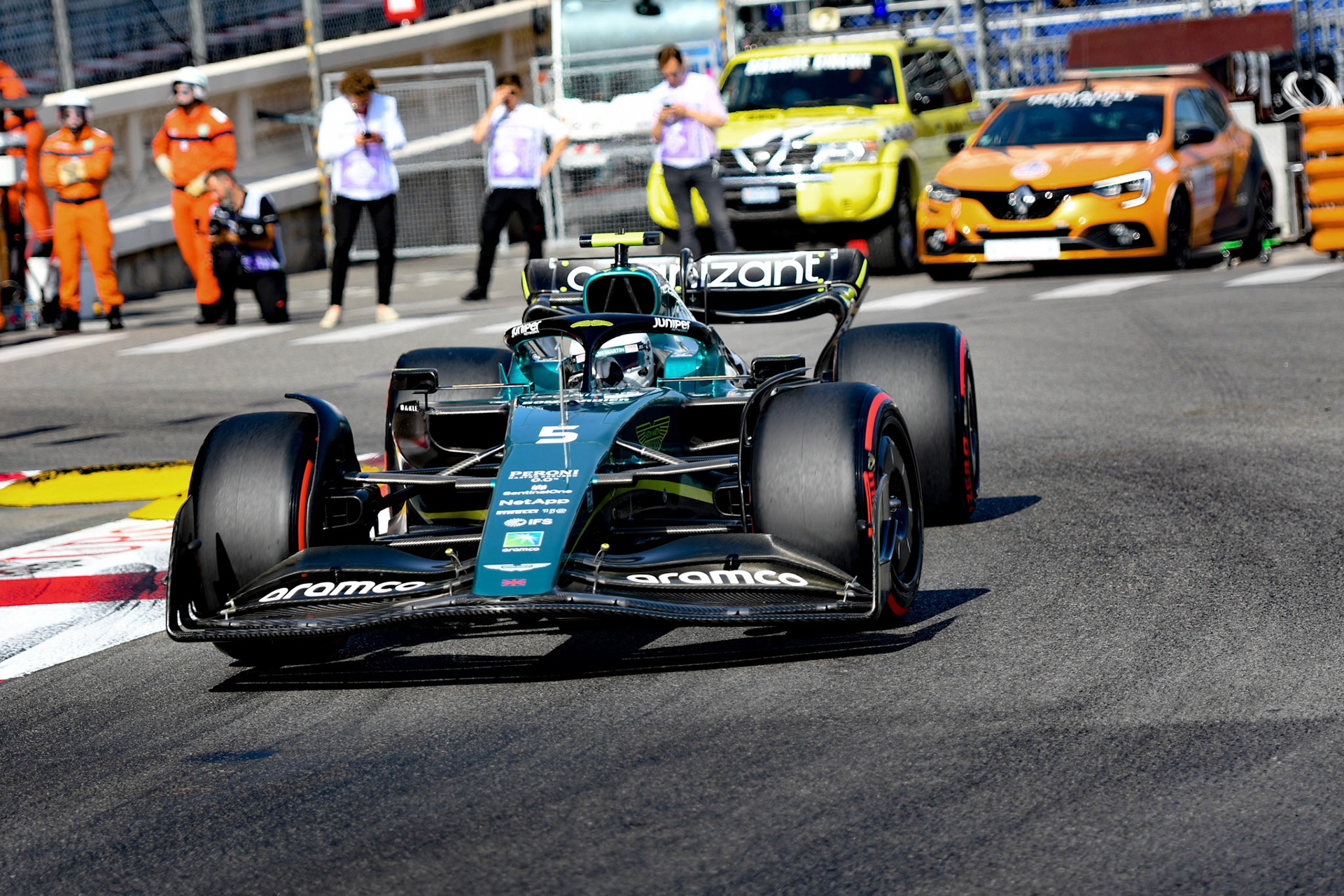 Sebastian Vettel (Ger) Aston Martin Cognizant Formula One Team; Formel 1 Monaco am 27.05.2022