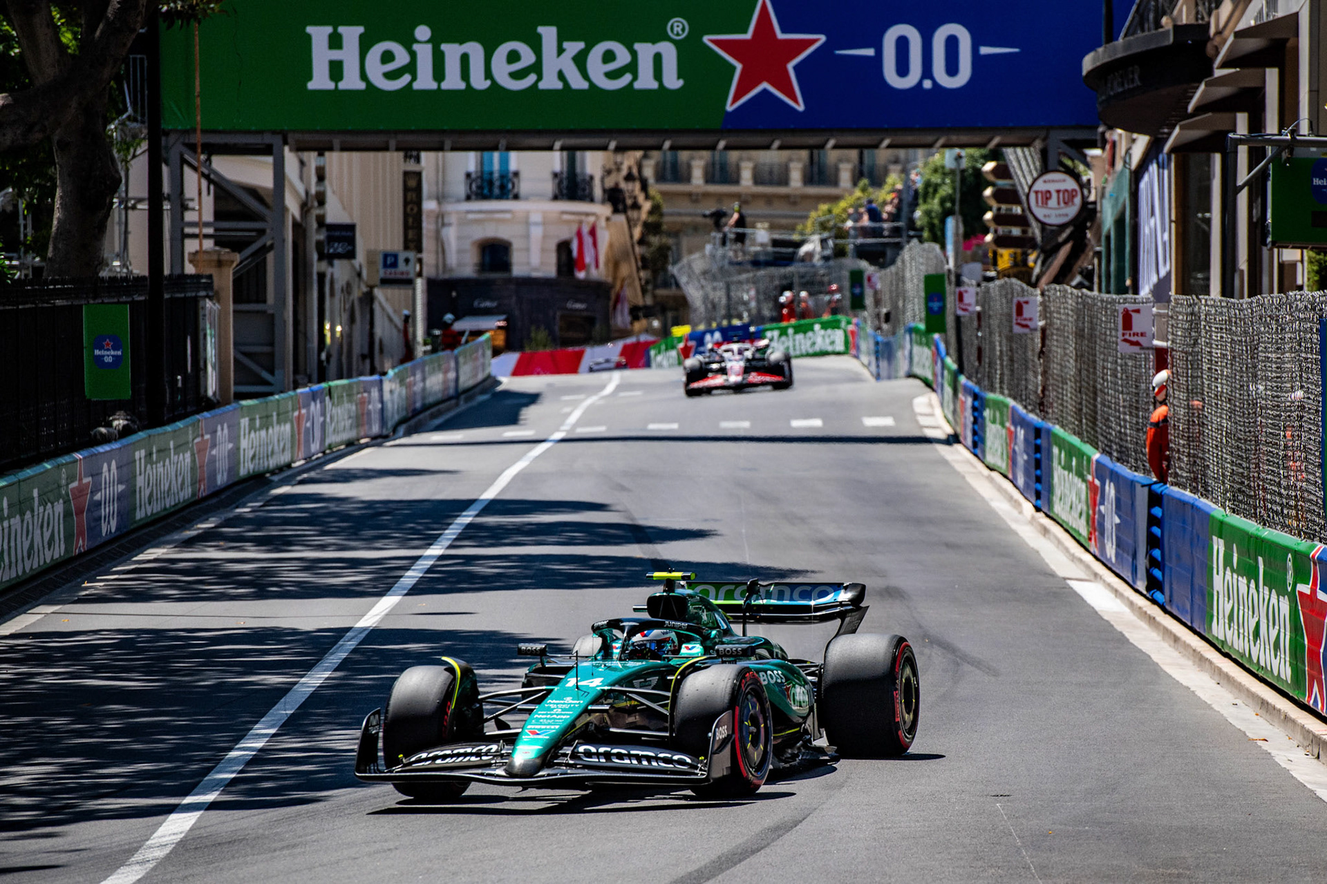 Fernando Alonso #14, Aston Martin Aramco F1 Team; Formel1 GP Monaco Samstag, 25.05.2024