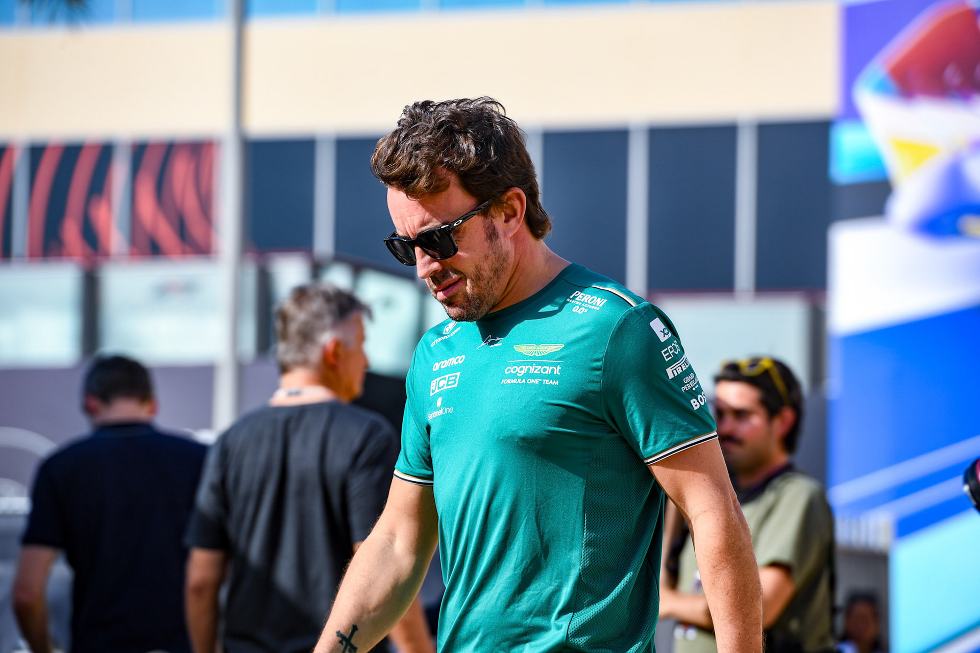 Fernando Alonso (ESP) Aston Martin Formula One Team; Formel 1 GP Abu Dhabi. Donnerstag 23.11.2023