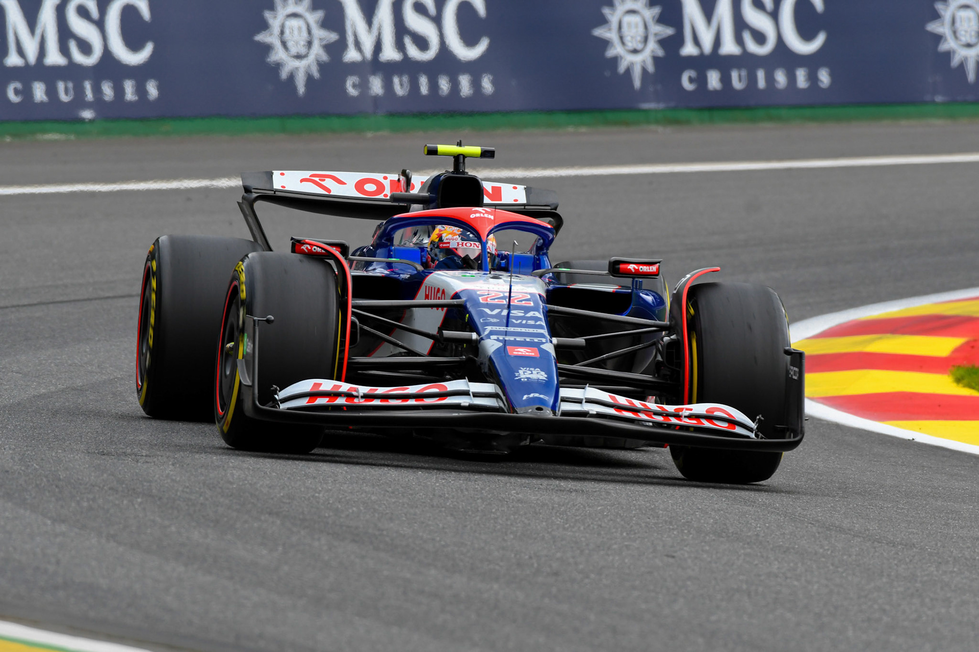 Yuki Tsunoda #22, Visa Cash App RB Formula One Team;Formel 1 GP Spa / Belgien. Freitag, 26.07.2024