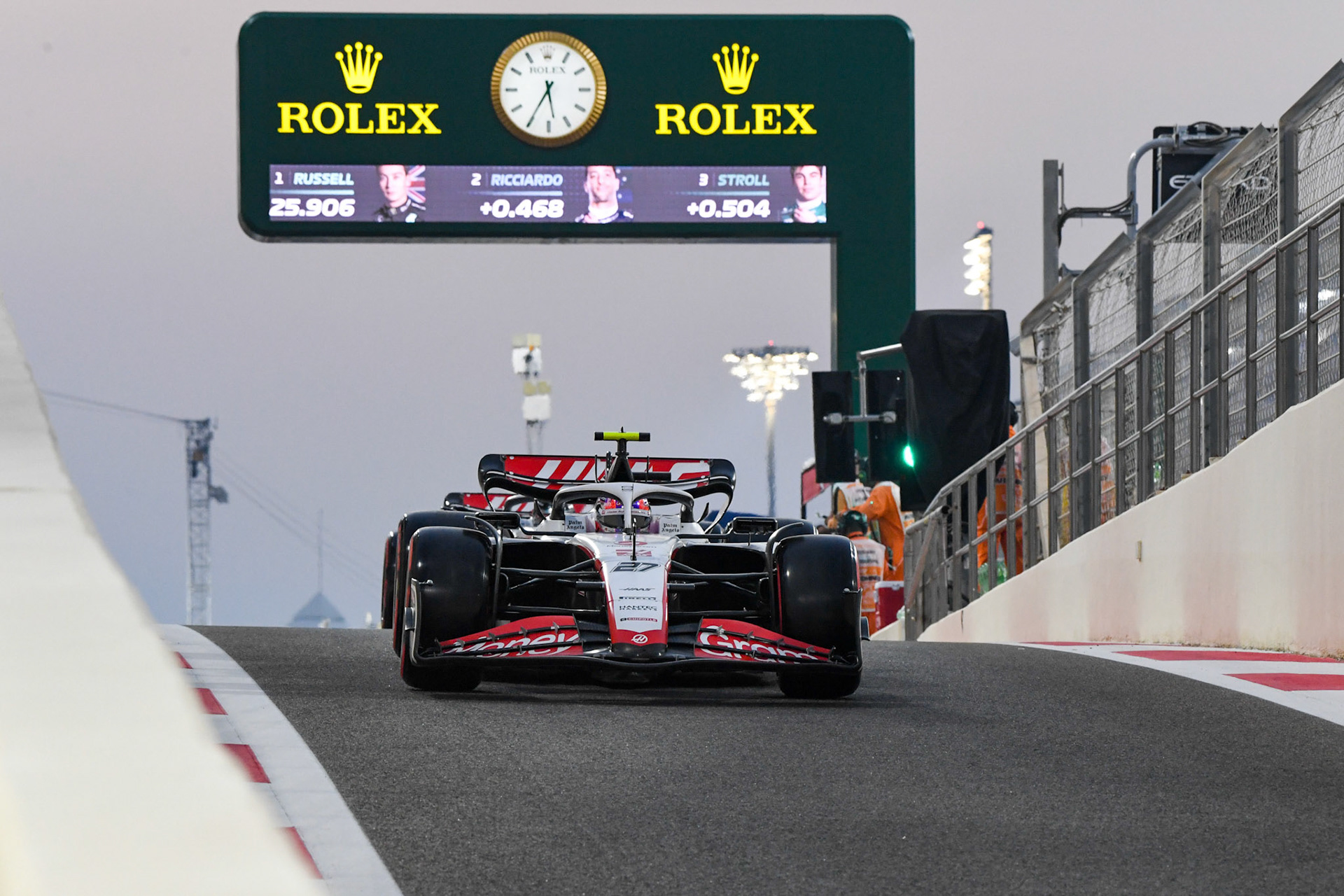Nico Hülkenberg (GER) Haas F1 Team; Formel 1 GP Abu Dhabi. Freitag 24.11.2023