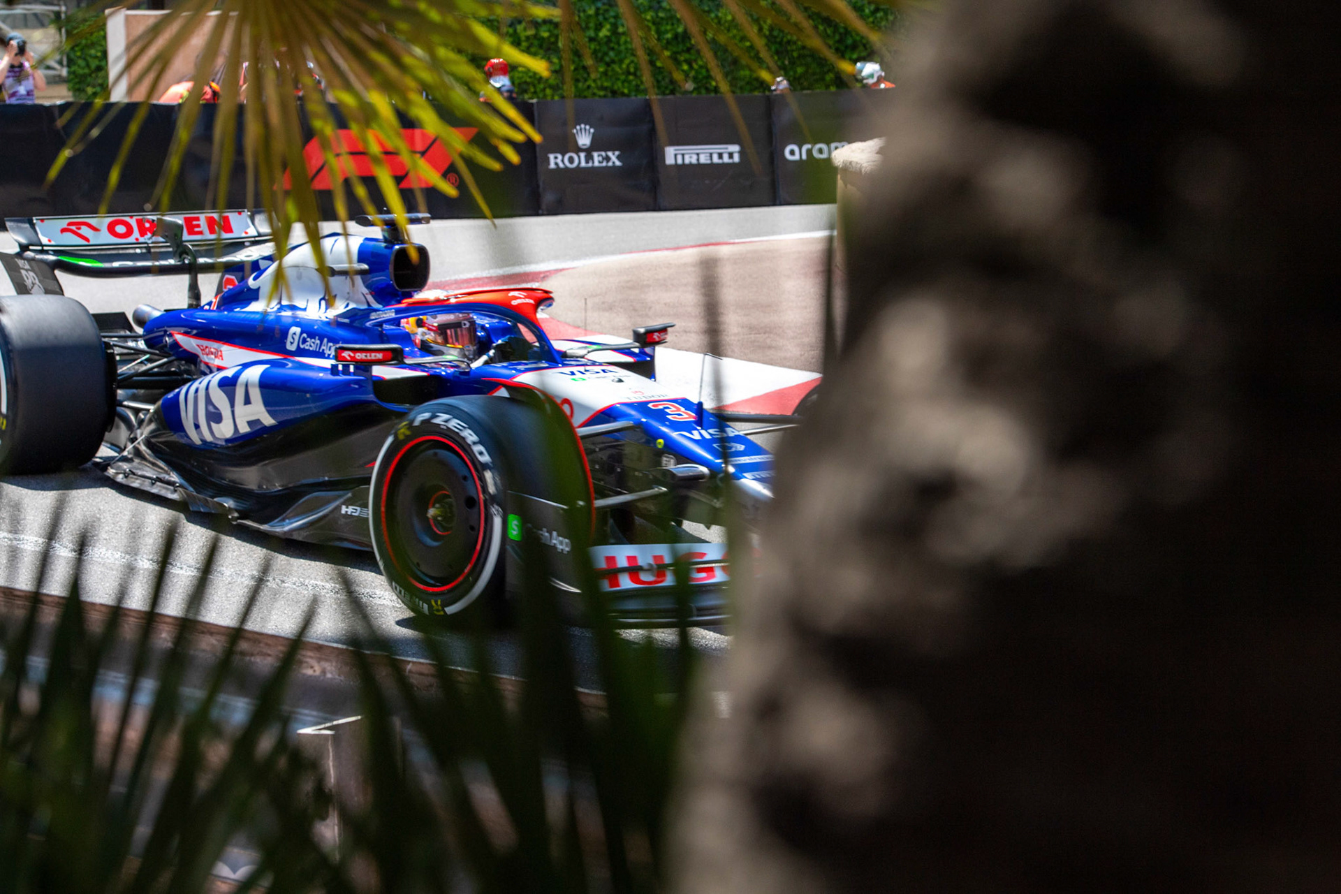 Daniel Ricciardo, #3, Visa Cash App RB Formula One Team; Formel1 GP Monaco Samstag, 25.05.2024