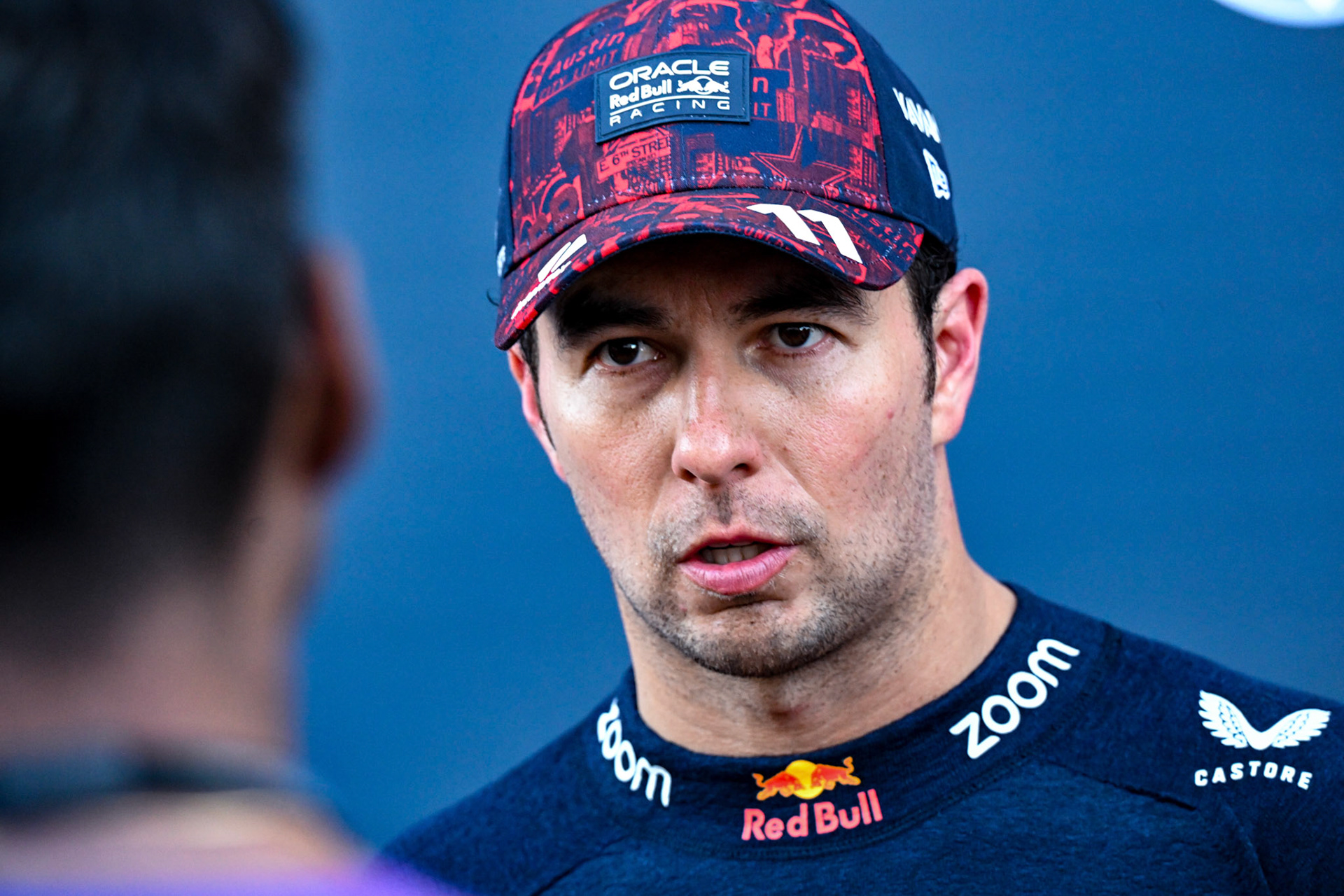 Sergio Perez (MEX) Red Bull Racing; Formel 1 GP USA Austin Texas. Samstag 21.10.2023