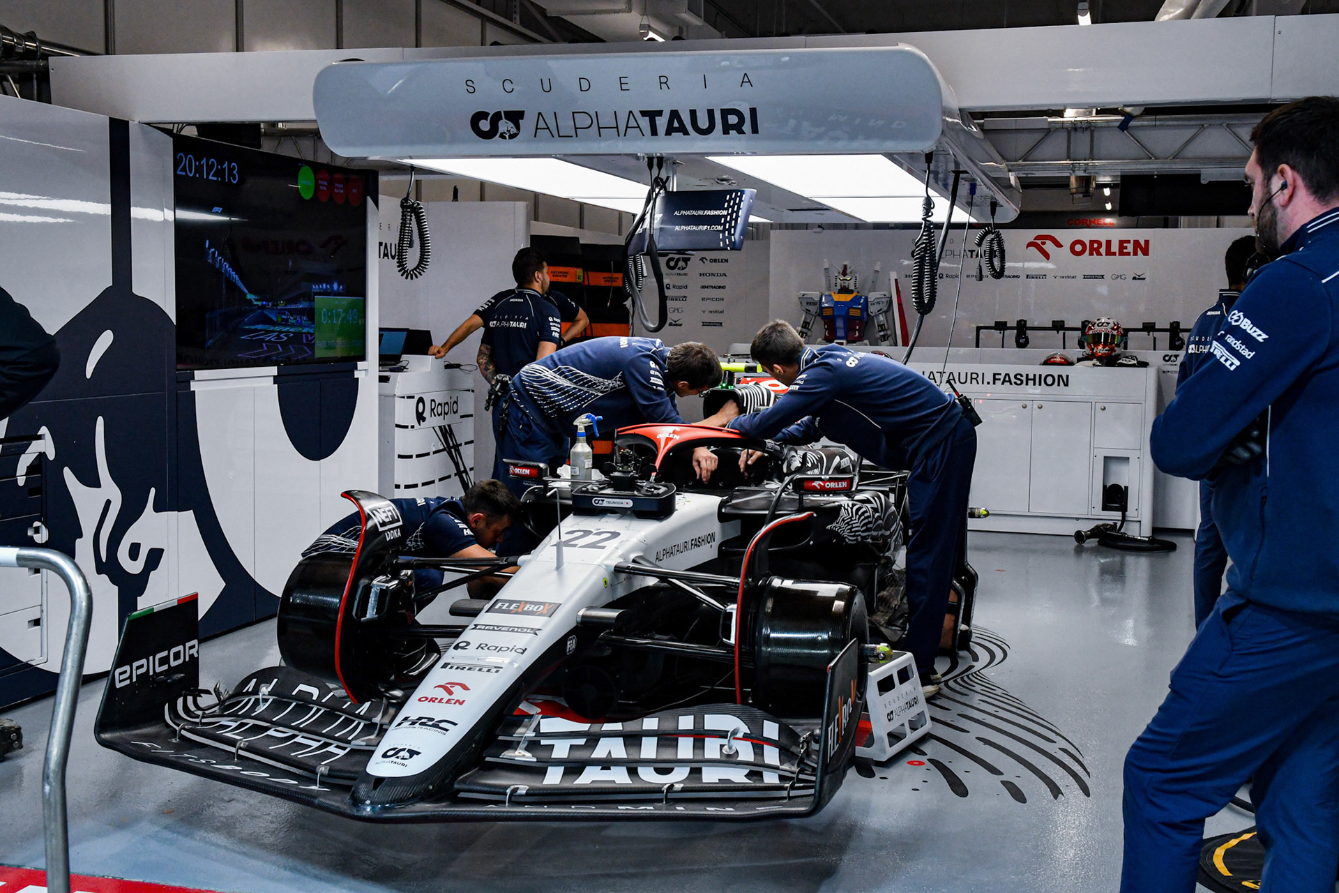 Scuderia Alpha Tauri; Formel 1 GP USA Las Vegas. Samstag 18.11.2023
