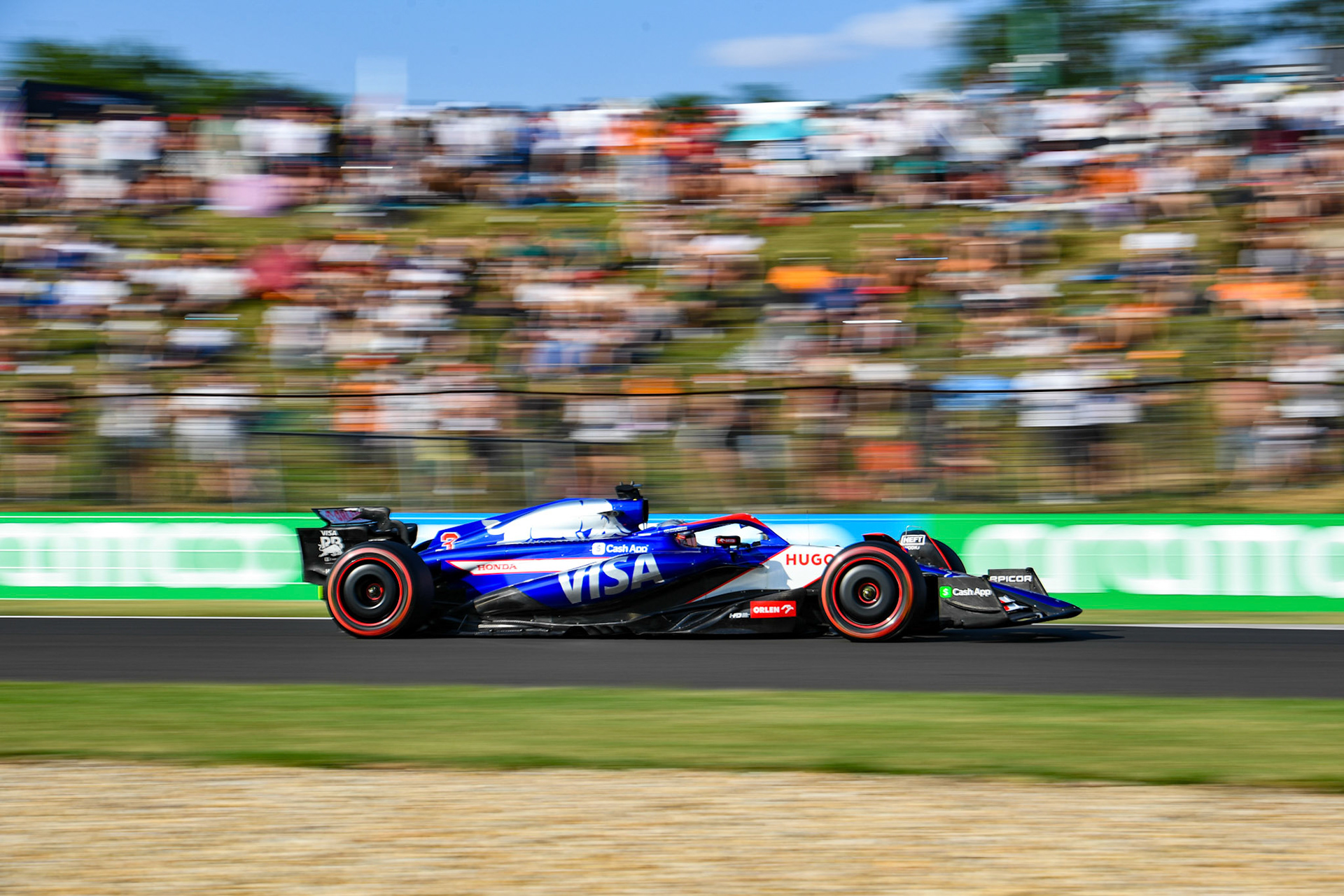 Daniel Ricciardo, #3, Visa Cash App RB Formula One Team;Formel 1 Budapest / Ungarn, 20.07.2024