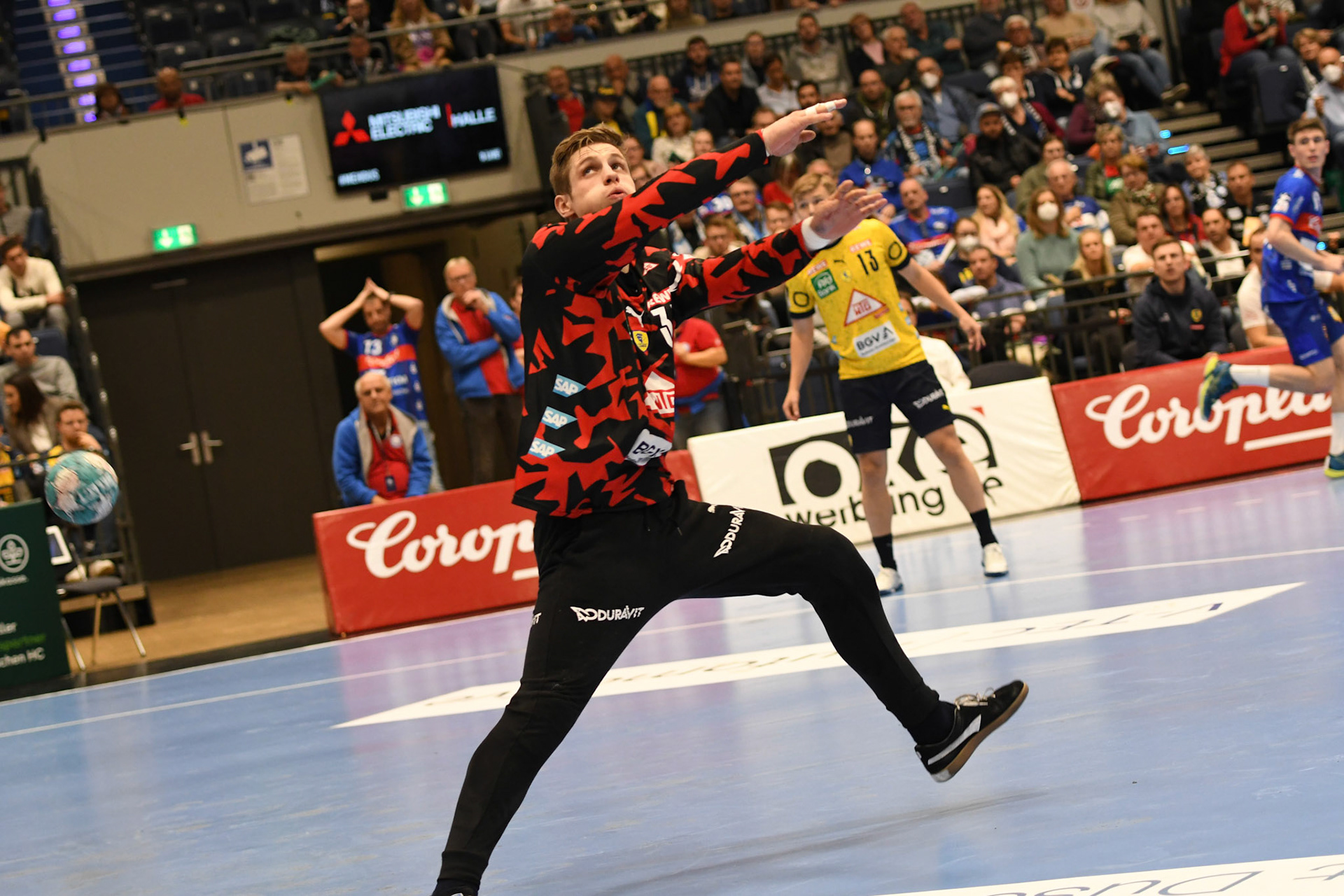 Joel Bielehm #35; Handball Bundesliga; BHC 06 - Rhein Neckar Loewen 29.09.2022