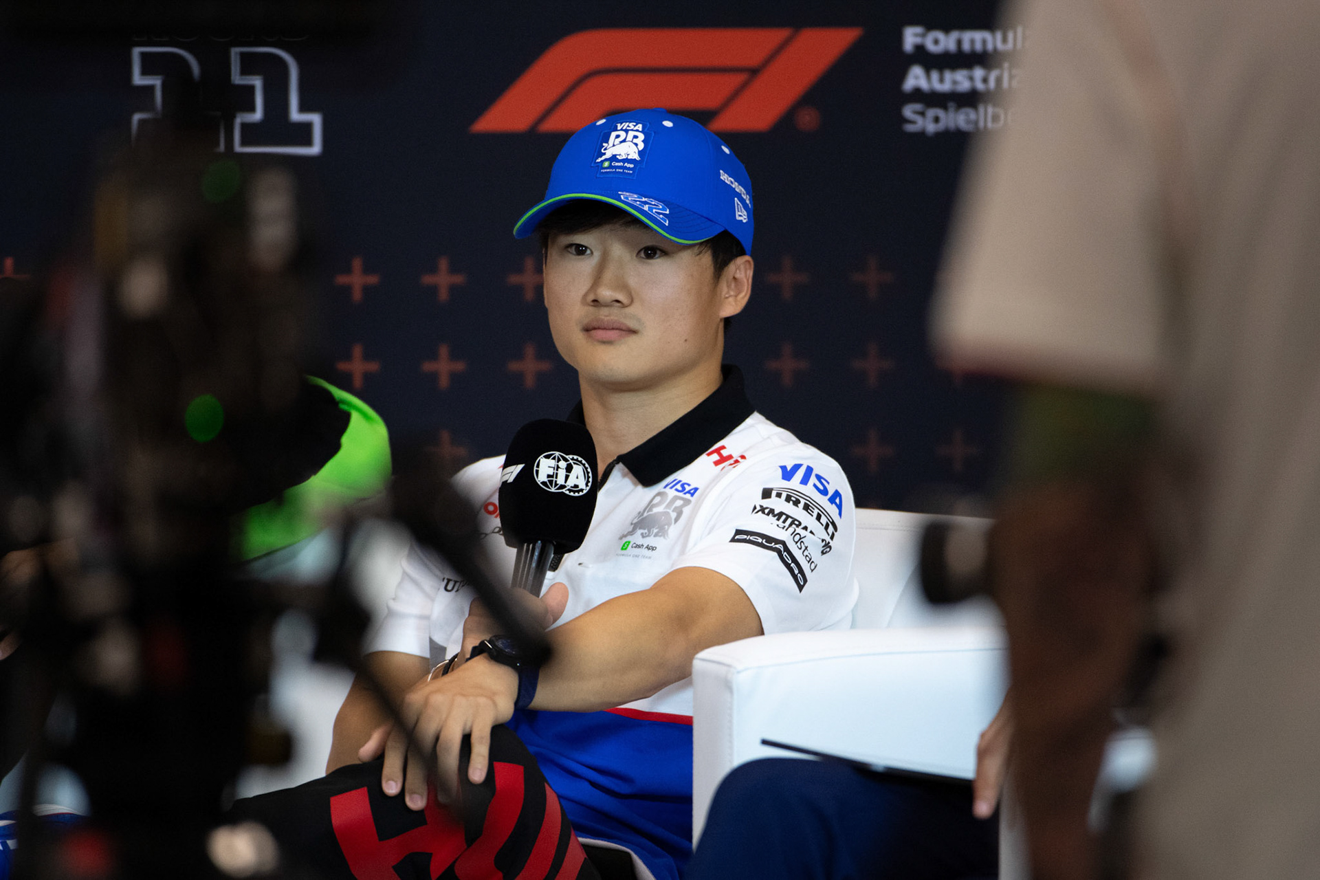 Yuki Tsunoda #22, Visa Cash App RB Formula One Team;Formel 1 GP Austria / Österreich. Donnerstag, 27.06.2024