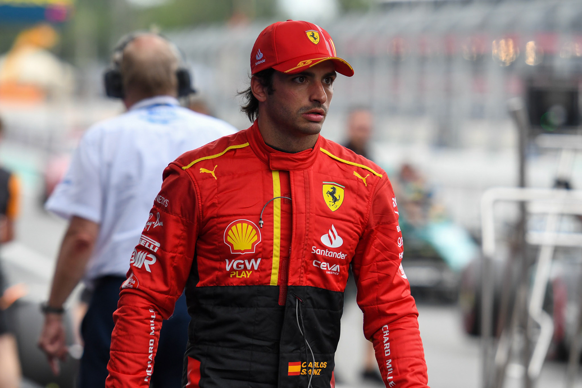 Carlos Sainz (ESP) Scuderia Ferrari; Formel 1 GP Barcelona. Samstag 03.06.2023