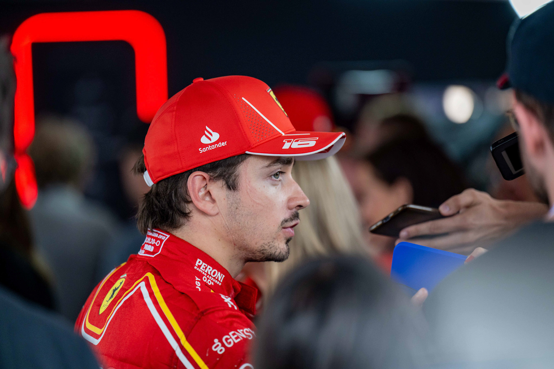 Charles Leclerc #16, Scuderia Ferrari;Formel 1 Budapest / Ungarn, 20.07.2024
