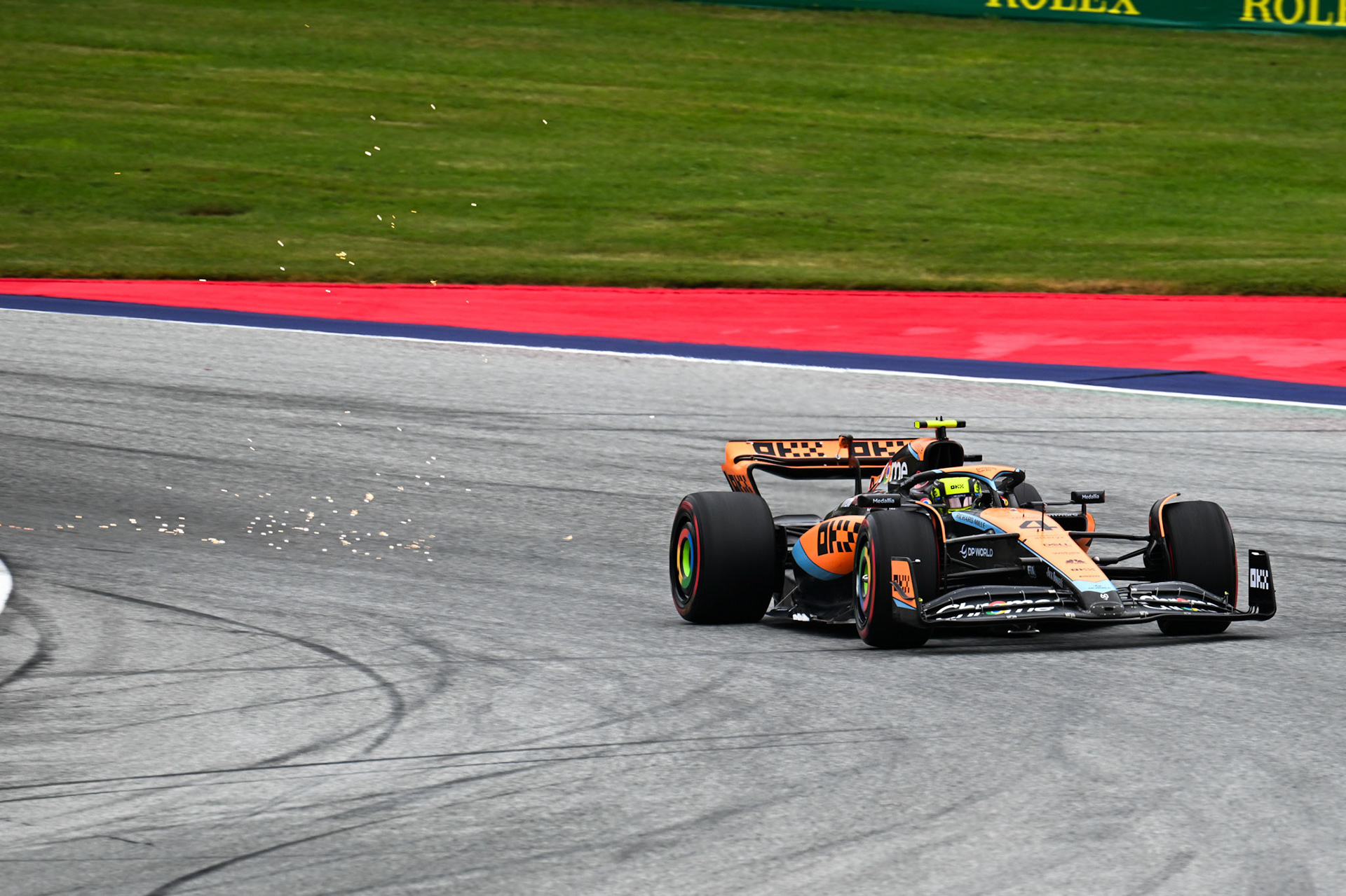 Lando Norris (GBR) McLaren F1 Team; Formel 1 GP Austria / Österreich. Samstag, 01.07.2023