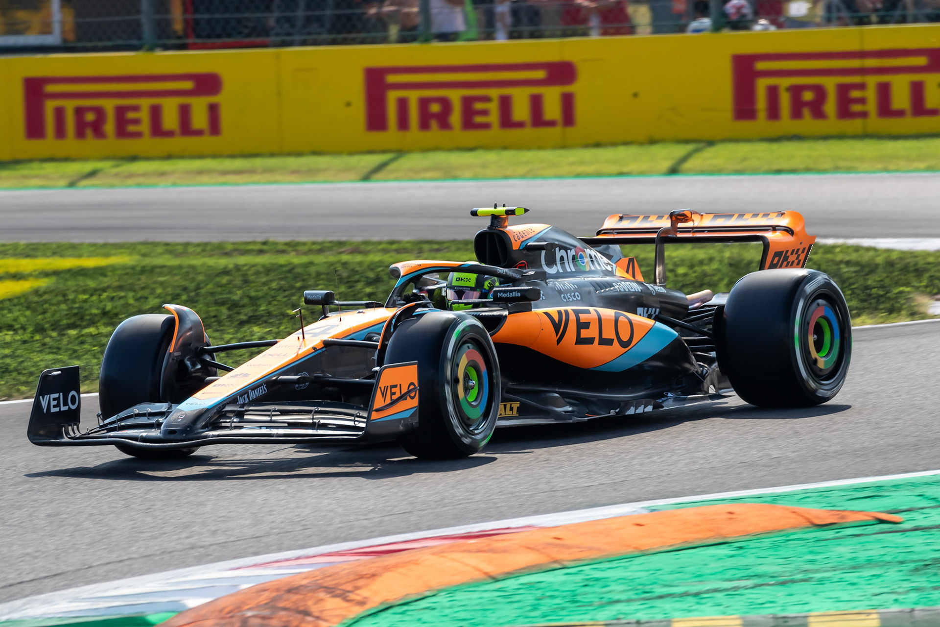 Lando Norris (GBR) McLaren F1 Team; Formel 1 GP Italien / Monza. Samstag, 02.09.2023