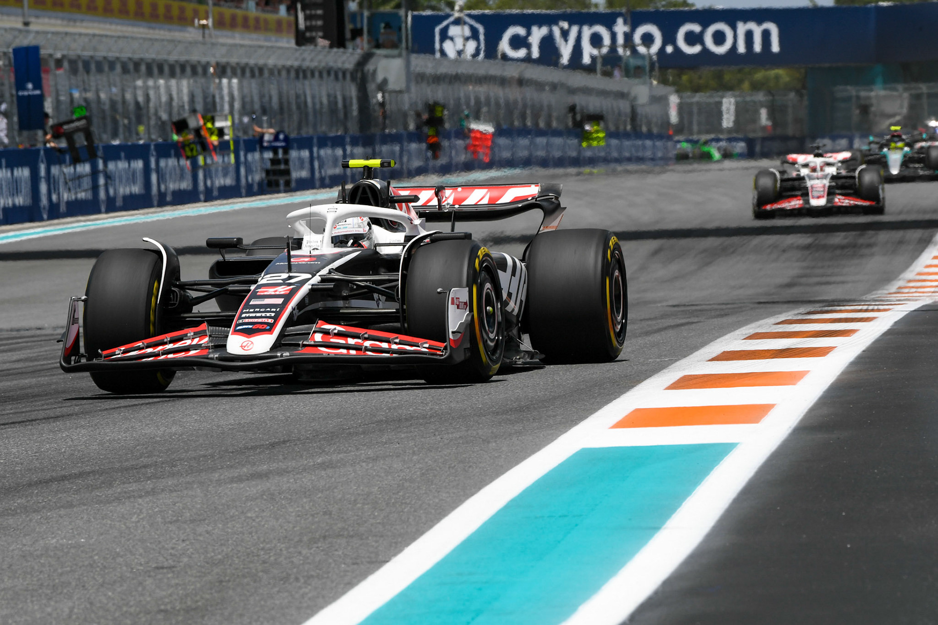 Nico Hülkenberg #27, MoneyGram Haas F1 Team; Formel 1 GP Miami / USA. 05.05.2024