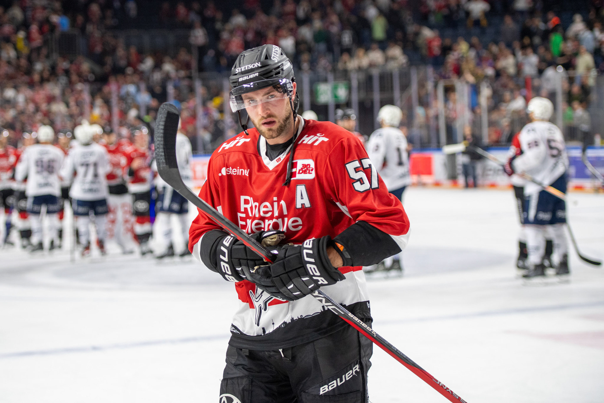 Brady Austin; DEL Kölner Haie - Adler Mannheim, 30.09.2023