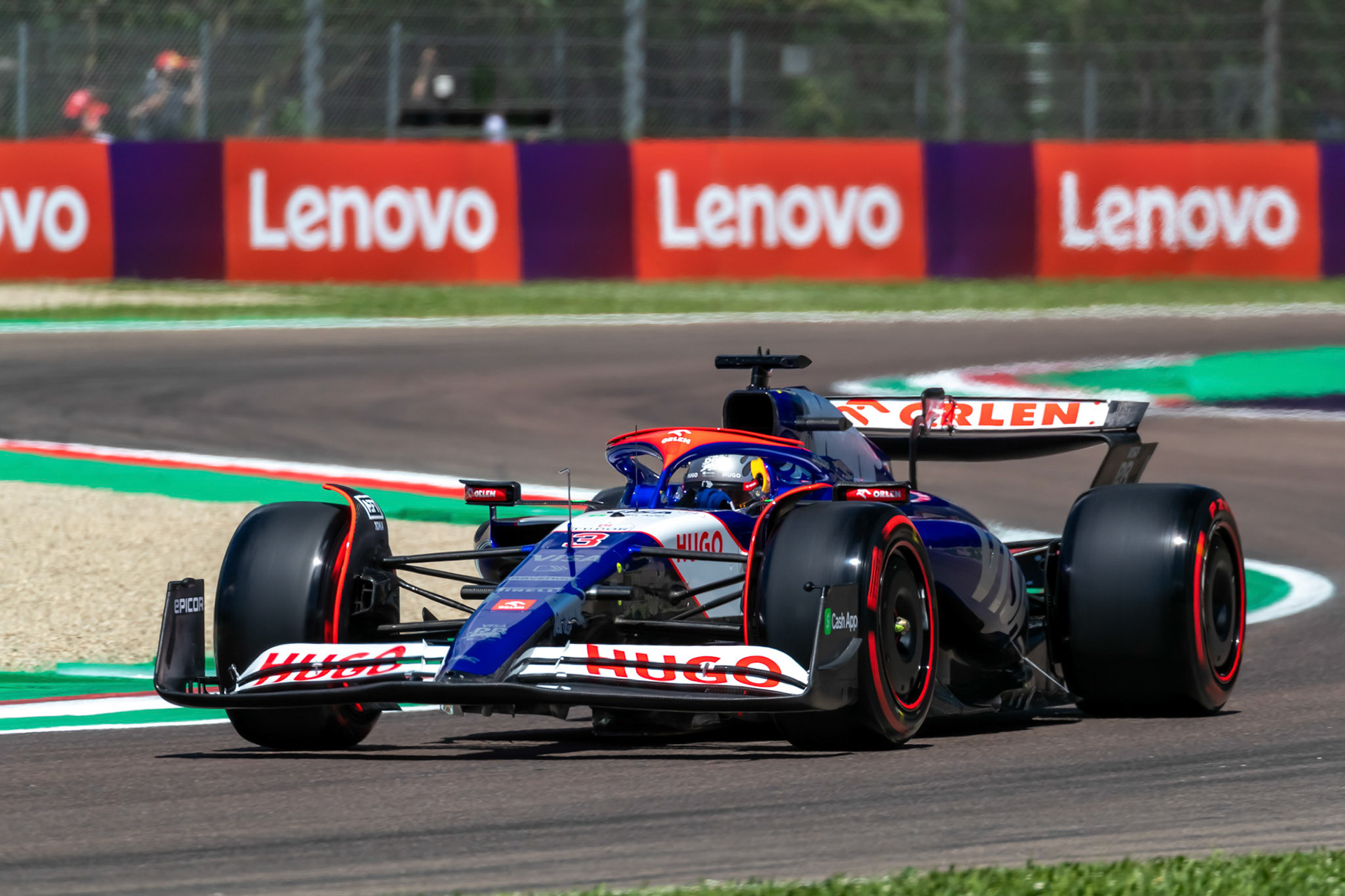 Daniel Ricciardo, #3, Visa Cash App RB Formula One Team; F1 GP Imola / Italien Freitag, 17.05.2024