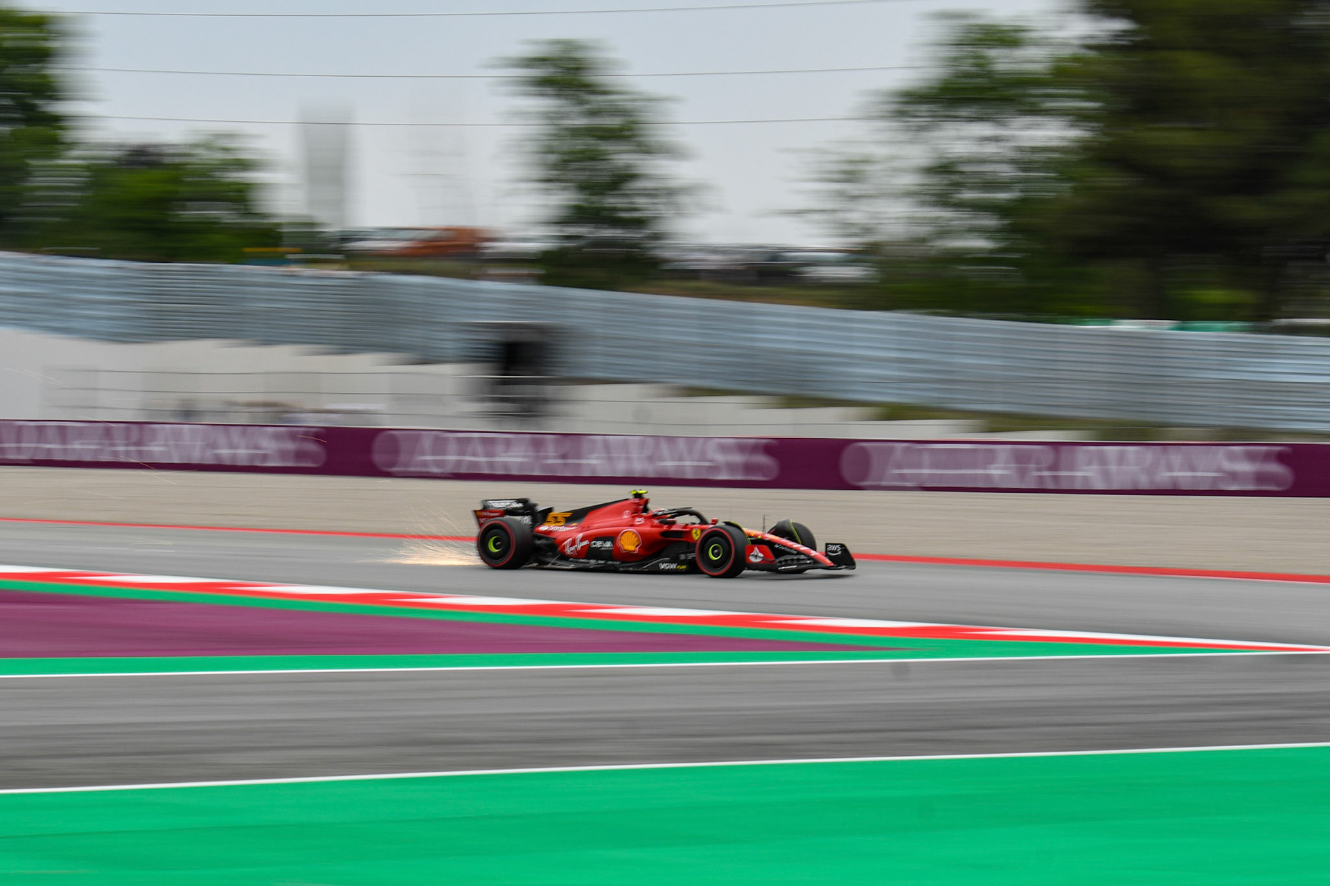 Carlos Sainz (ESP) Scuderia Ferrari; Formel 1 GP Barcelona. Samstag 03.06.2023