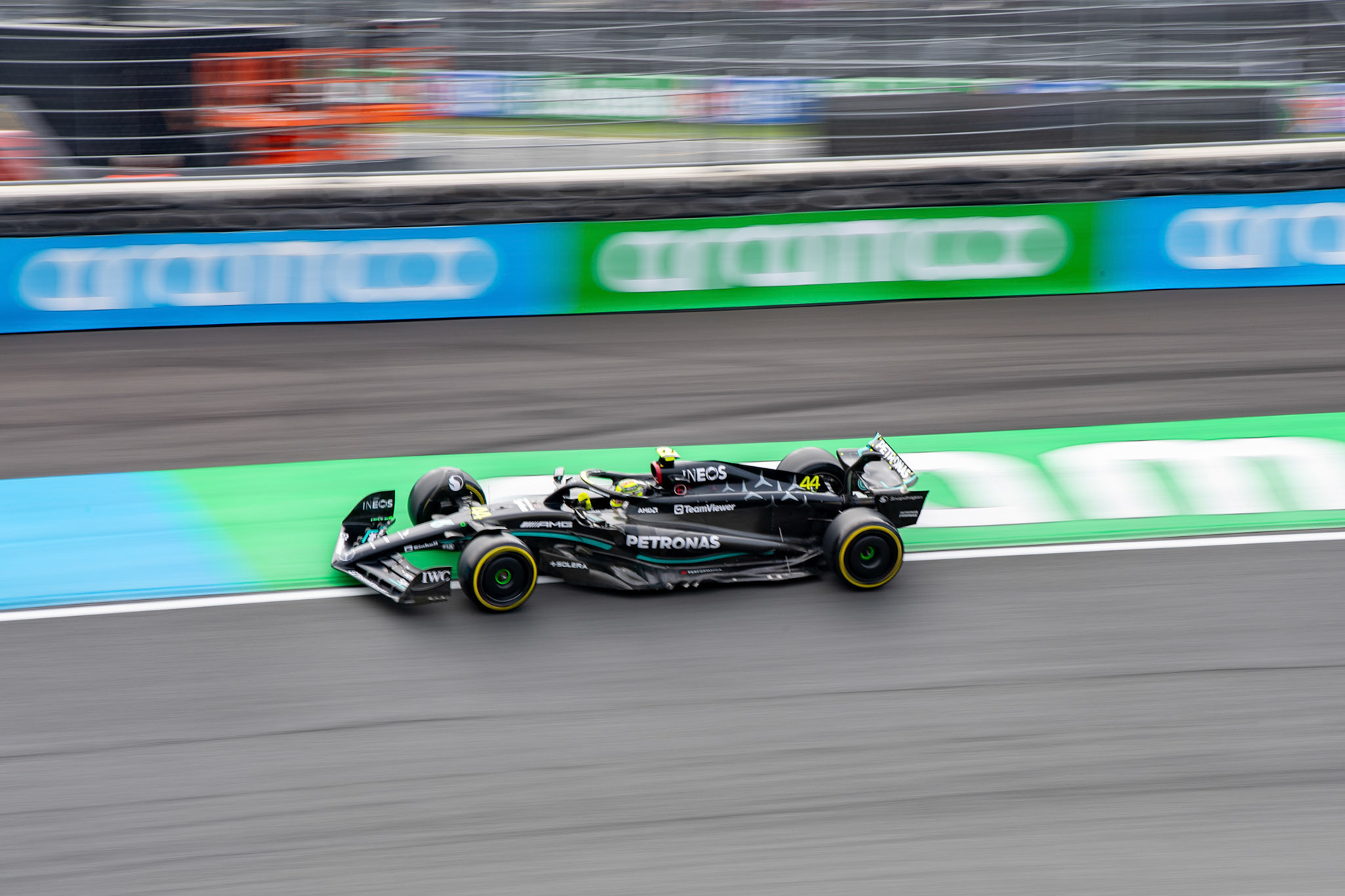 Lewis Hamilton (GBR) Mercedes AMG F1 Team; Formel 1 GP Holland / Zandvoort. Freitag, 25.08.2023