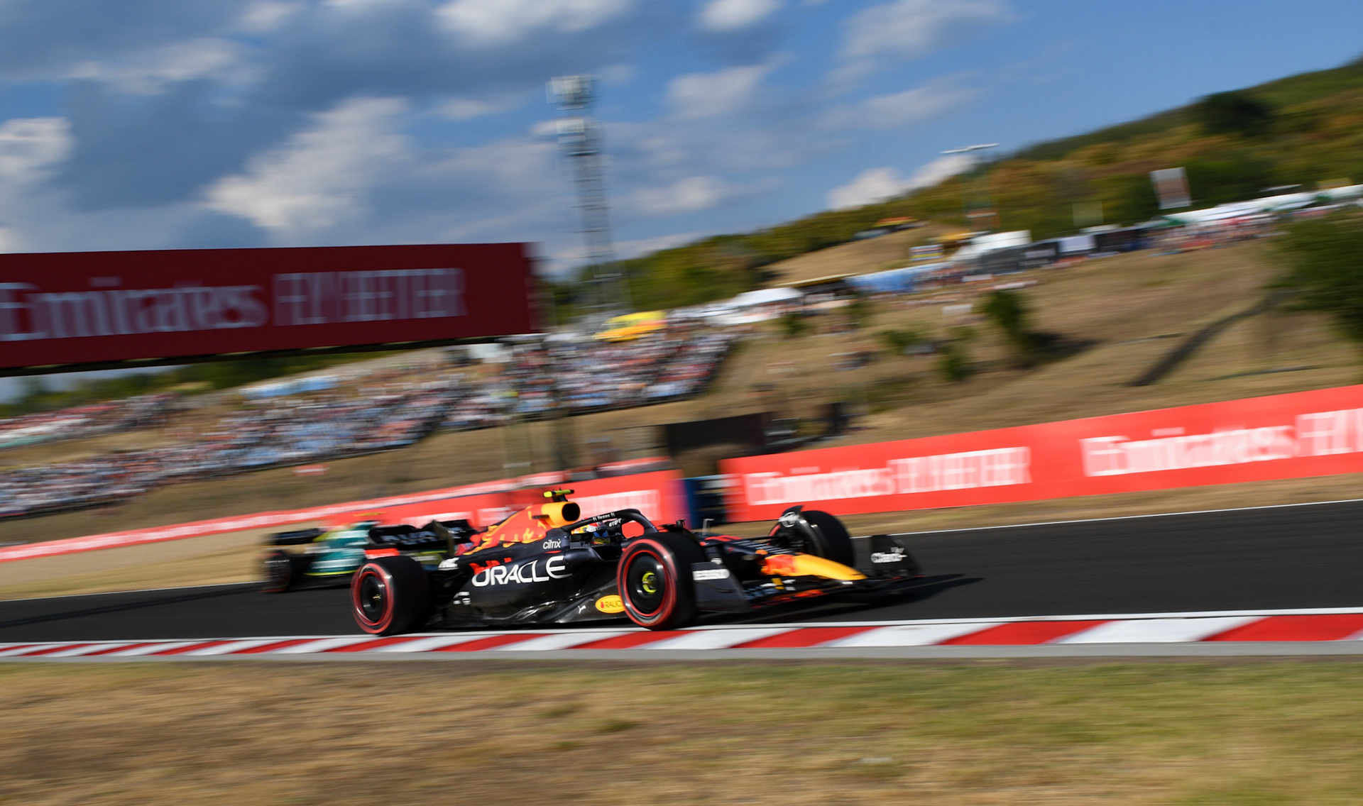 Sergio Perez (MEX) Red Bull Racing; Formel 1 Ungarn am 29.07.2022