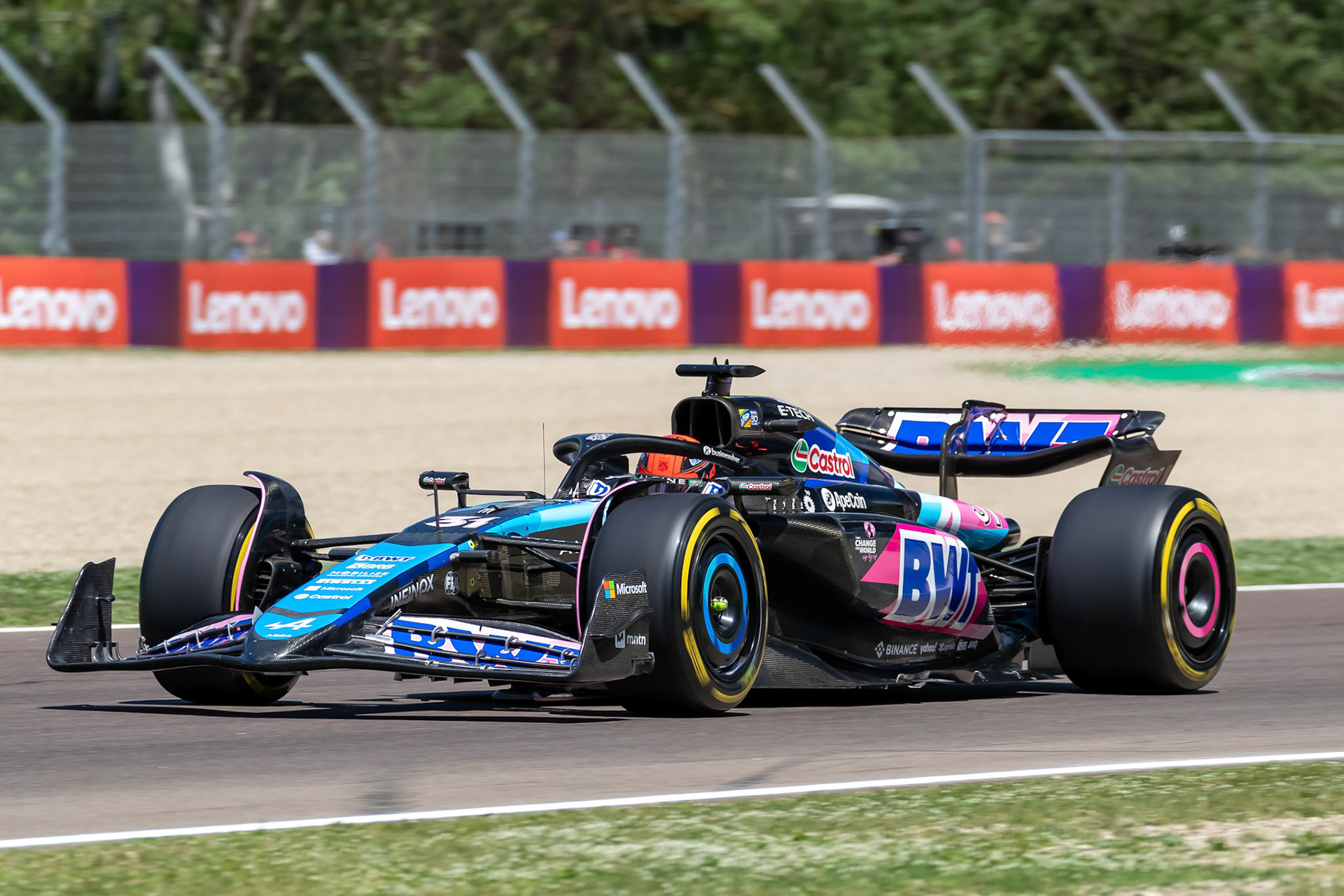 Esteban Ocon #31, BWT Alpine F1 Team; F1 GP Imola / Italien Freitag, 17.05.2024