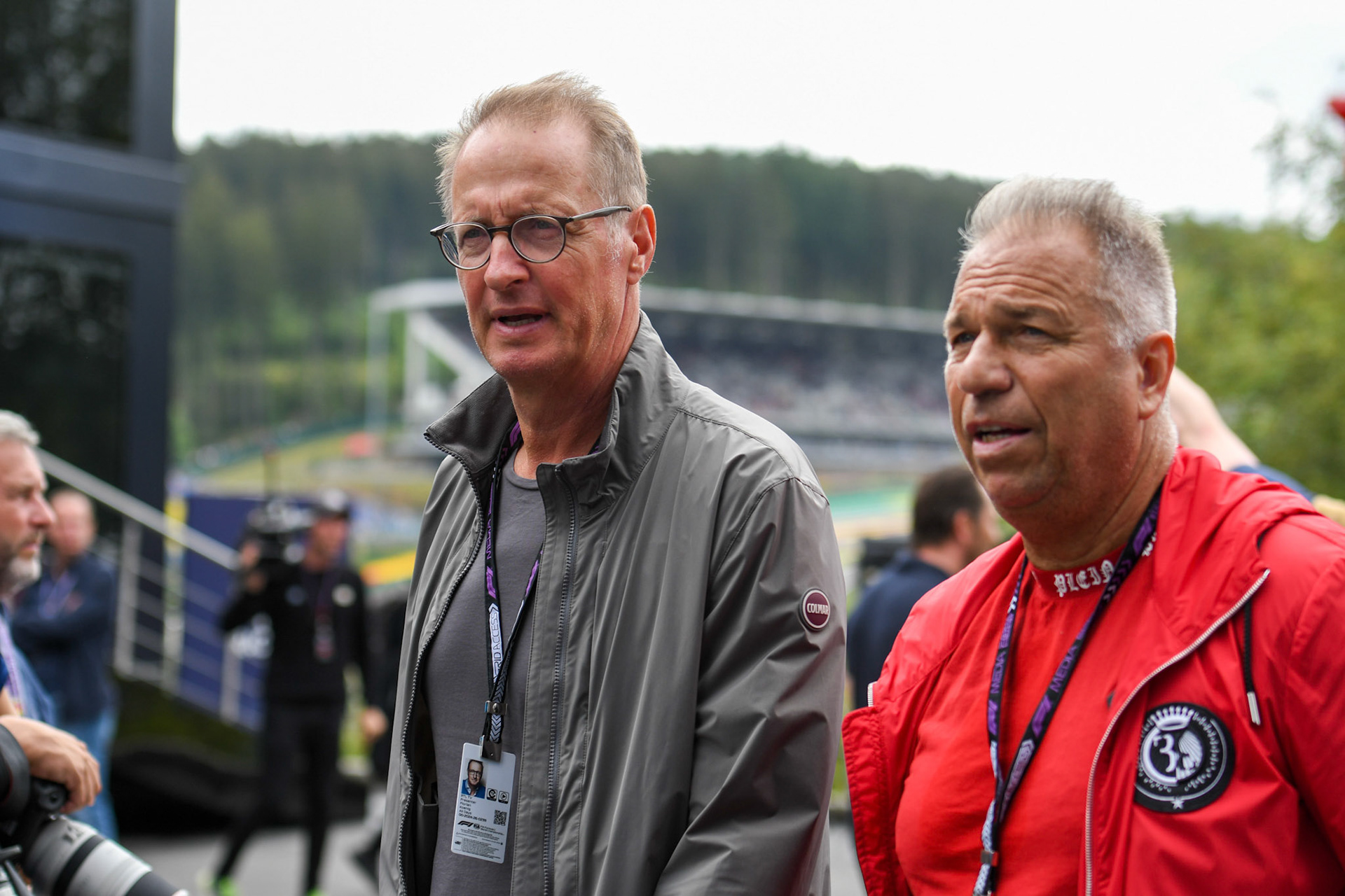 Florian König und Kai Ebel, RTL;Formel 1 GP Spa / Belgien. Freitag, 26.07.2024