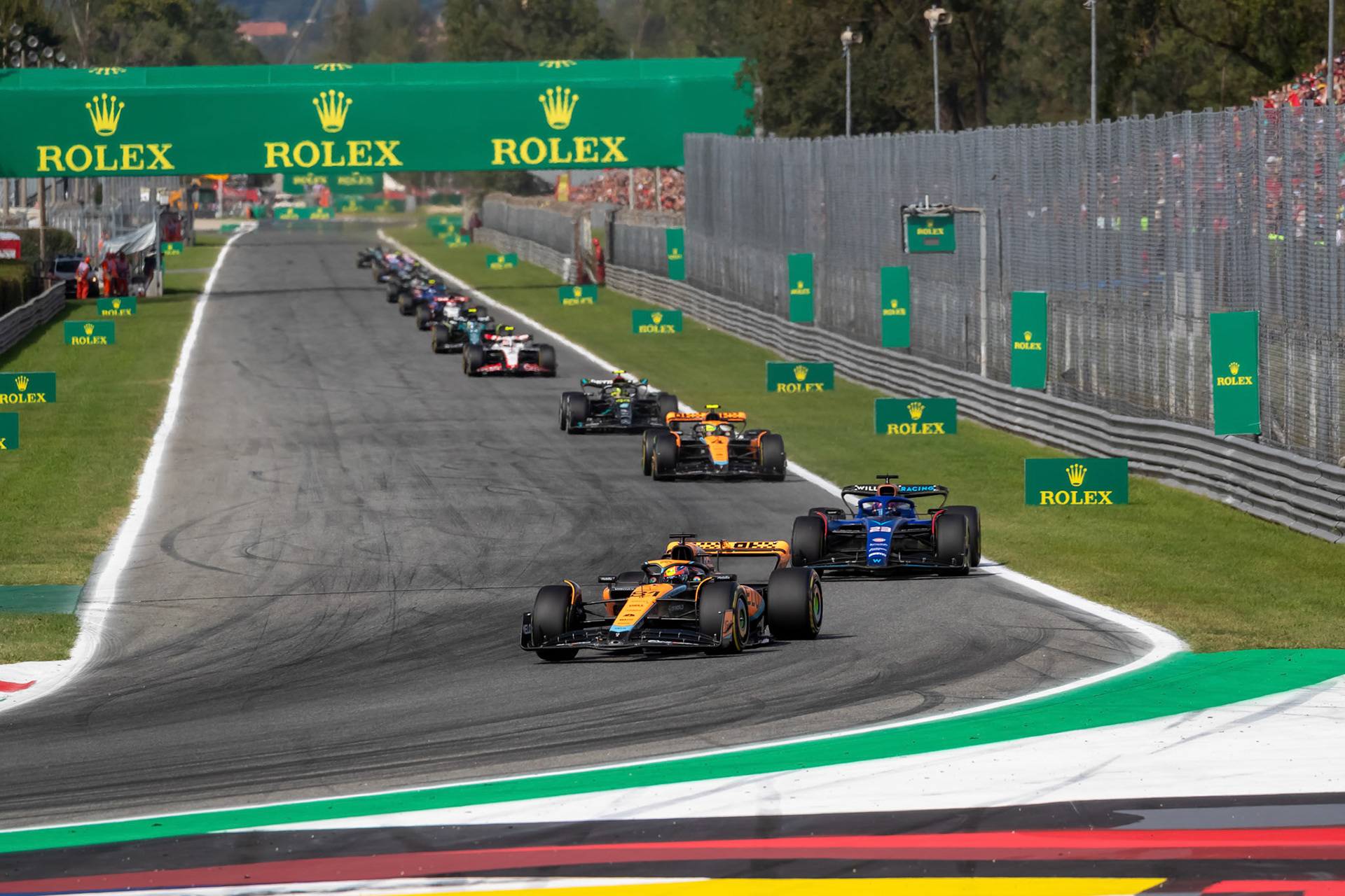 Oscar Piastri (AUS) McLaren F1; Formel 1 GP Italien / Monza. Sonntag, 03.09.2023