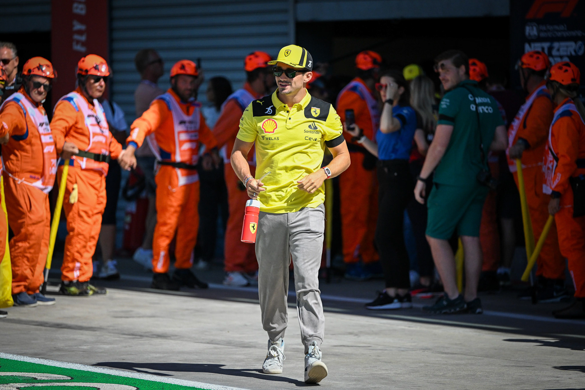 Charles Leclerc (MCO) Scuderia Ferrari; Formel 1 GP Italien Monza, Sonntag, 11.09.2022