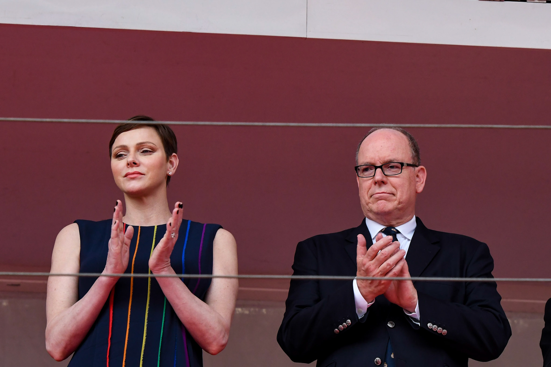 Charlène von Monaco und Fürst Albert II. von Monaco; Formel 1 GP Monaco. Sonntag 28.05.2023