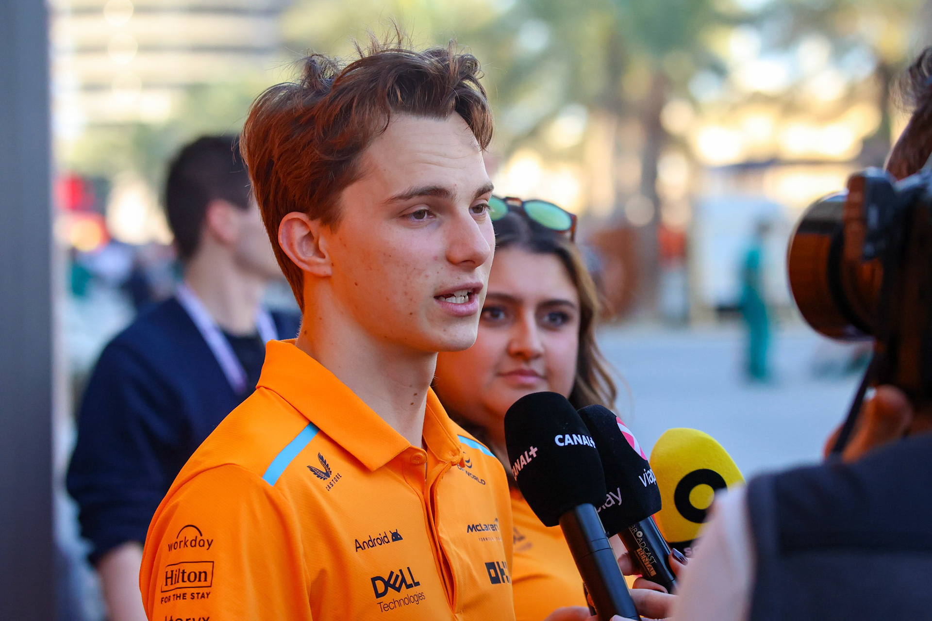 Oscar Piastri #81, McLaren Formula 1 Team; Formel 1 GP Bahrain. Mittwoch 28.02.2024