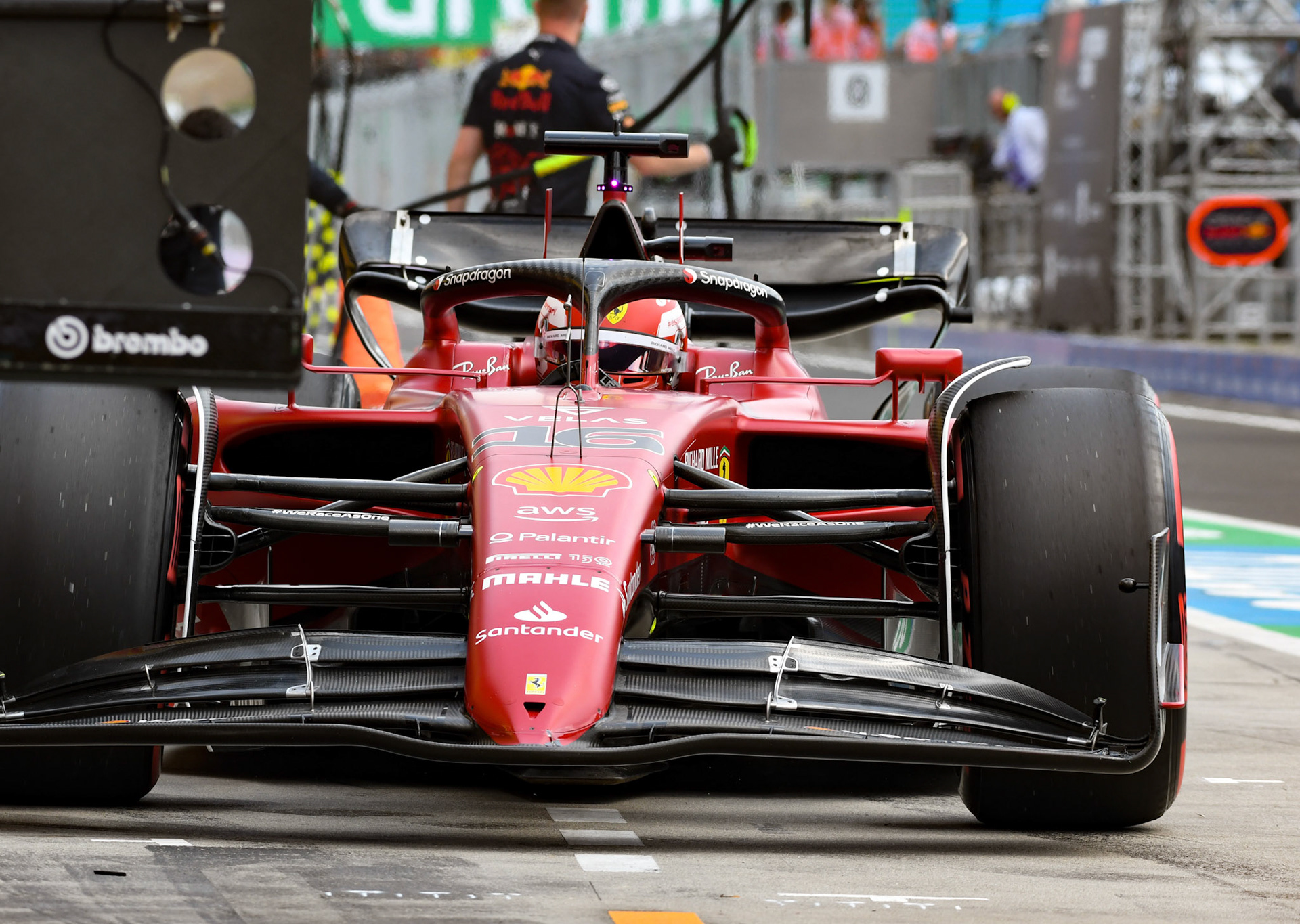 Charles Leclerc (MCO) Scuderia Ferrari; Formel 1 Ungarn am 29.07.2022