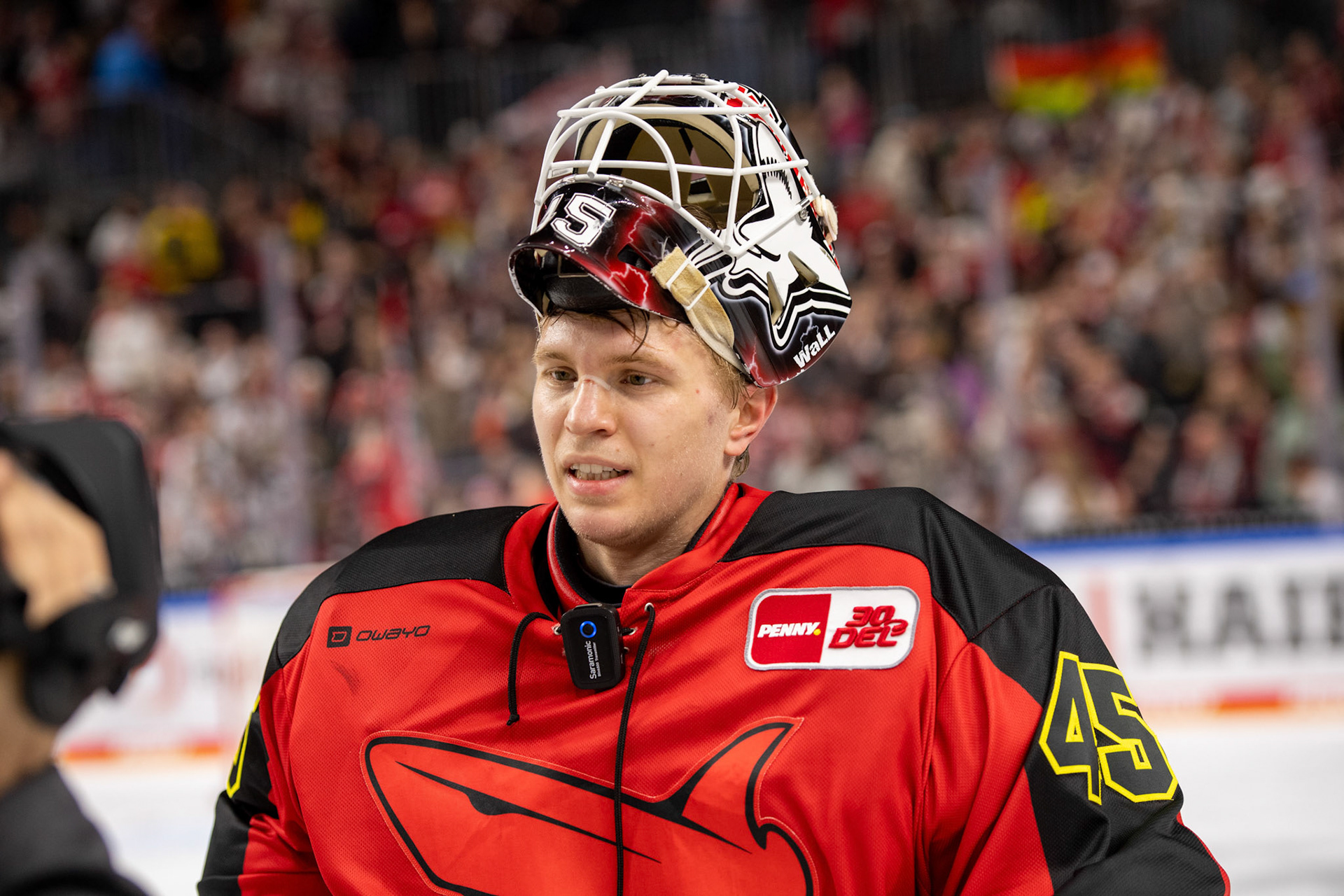 Tobias Ancicka; DEL Kölner Haie - Nürnberg Ice Tigers, 17.12.2023