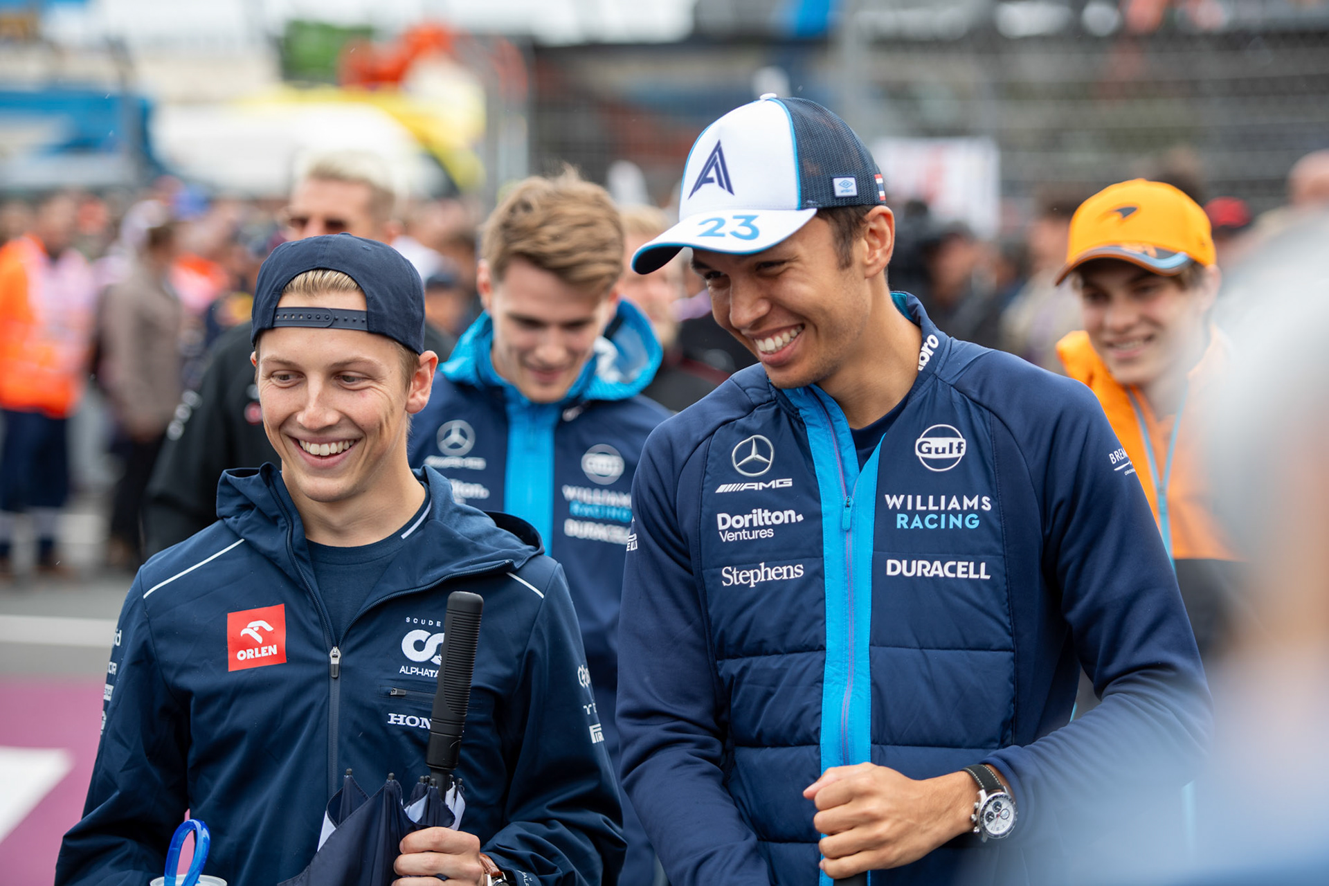 Liam Lawson und Alex Albon;Formel 1 GP Holland / Zandvoort. Samstag, 26.08.2023