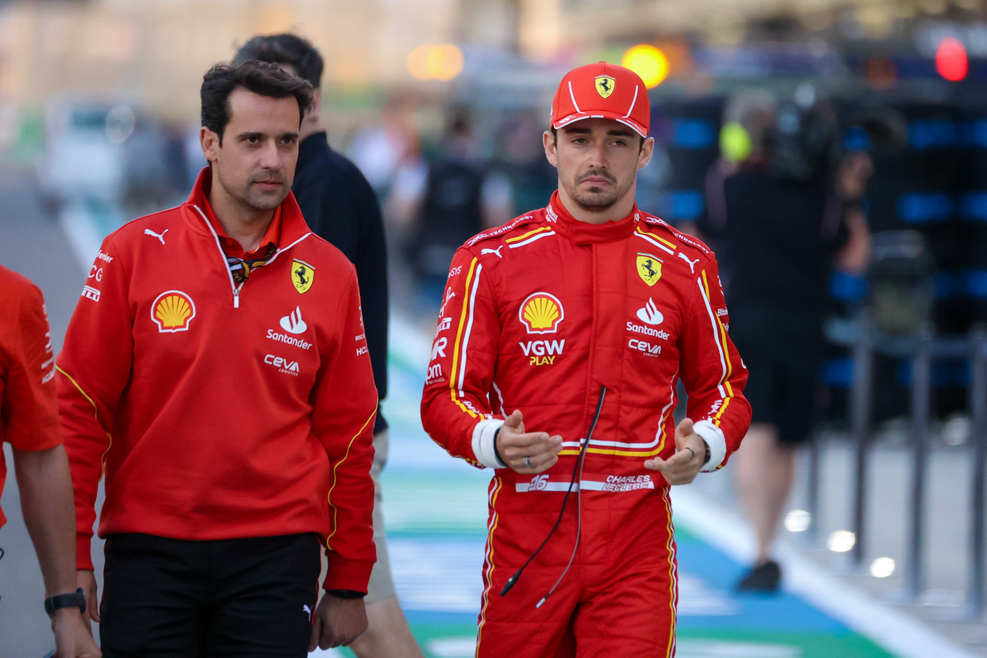 Charles Leclerc #16, Scuderia Ferrari; Formel 1 GP Bahrain. Mittwoch 28.02.2024