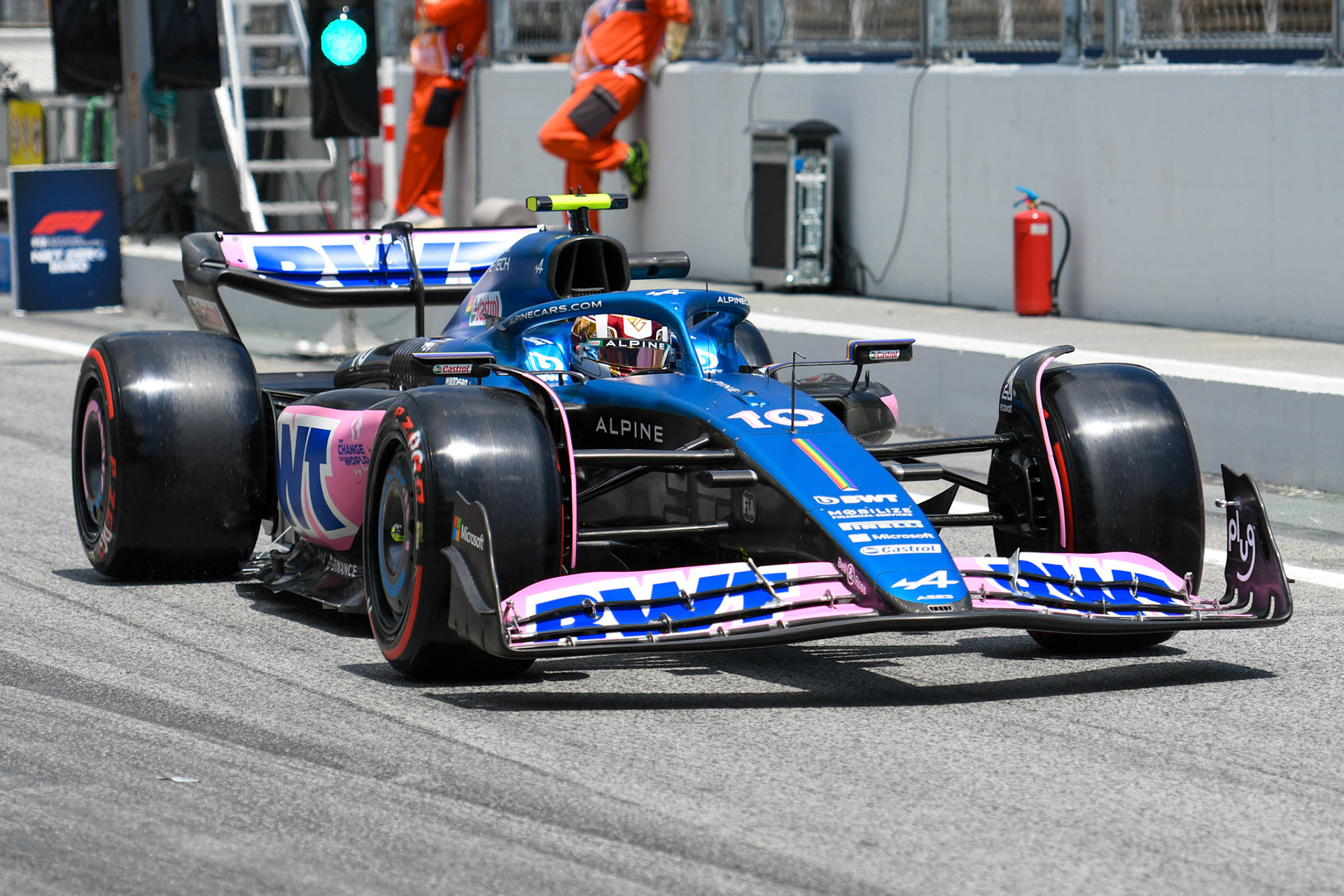 Pierre Gasly (FRA) Alpine F1 Team; Formel 1 GP Barcelona. Freitag 02.06.2023