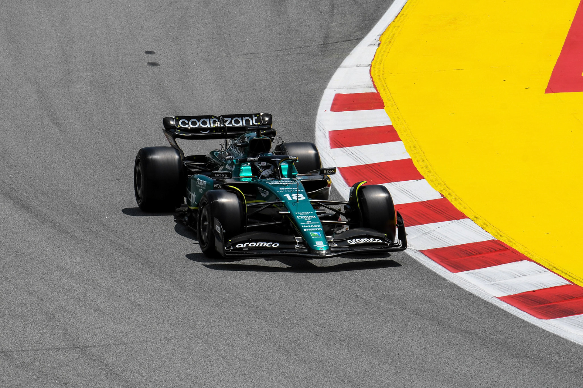 Lance Stroll (CAN) Aston Martin Formula One Team; Formel 1 GP Barcelona. Freitag 02.06.2023