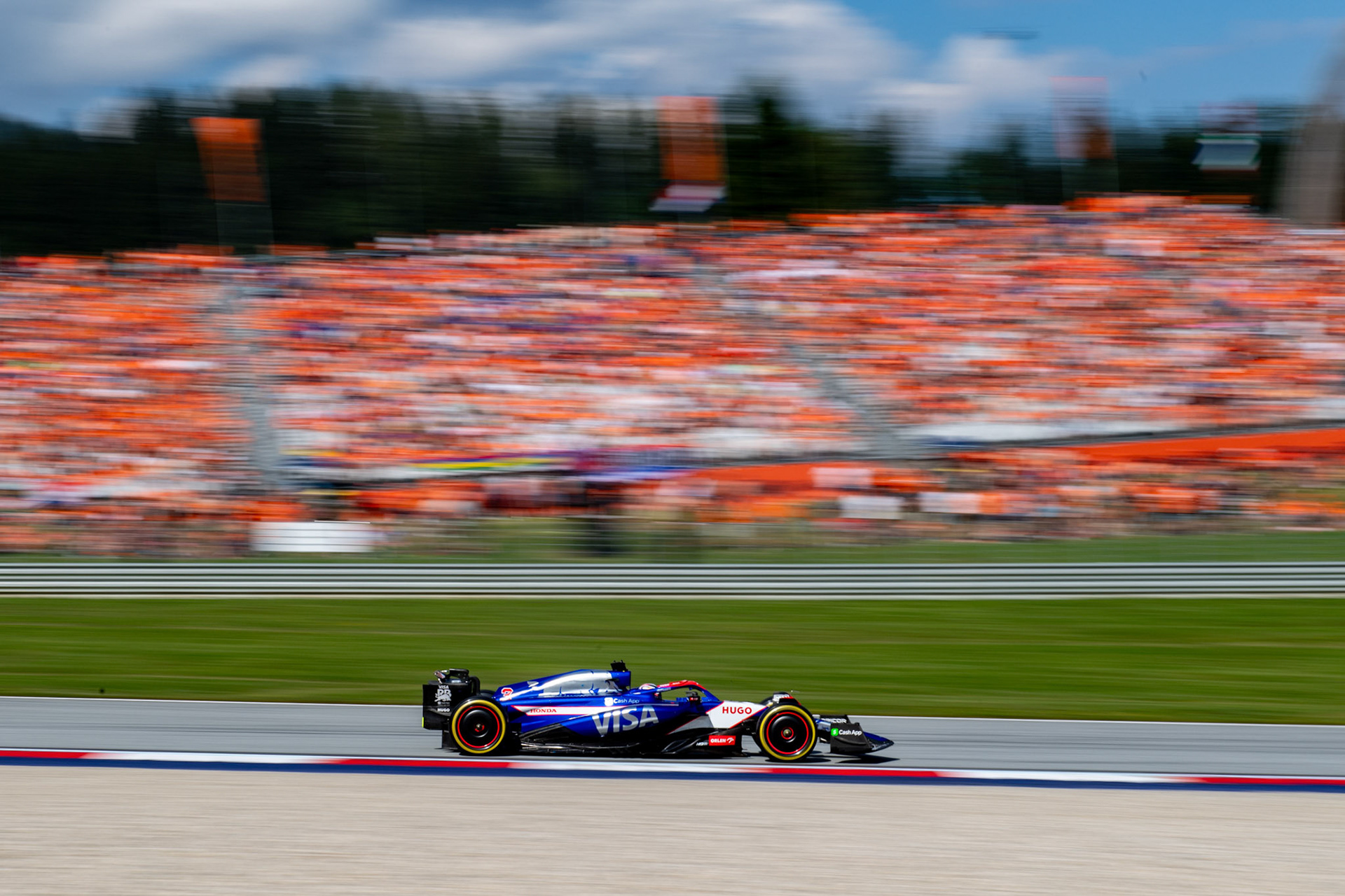 Daniel Ricciardo, #3, Visa Cash App RB Formula One Team;Formel 1 GP Austria / Österreich. Freitag, 28.06.2024